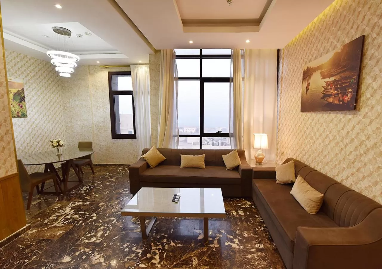 Seating Area in Rihanna Hotel Apartment