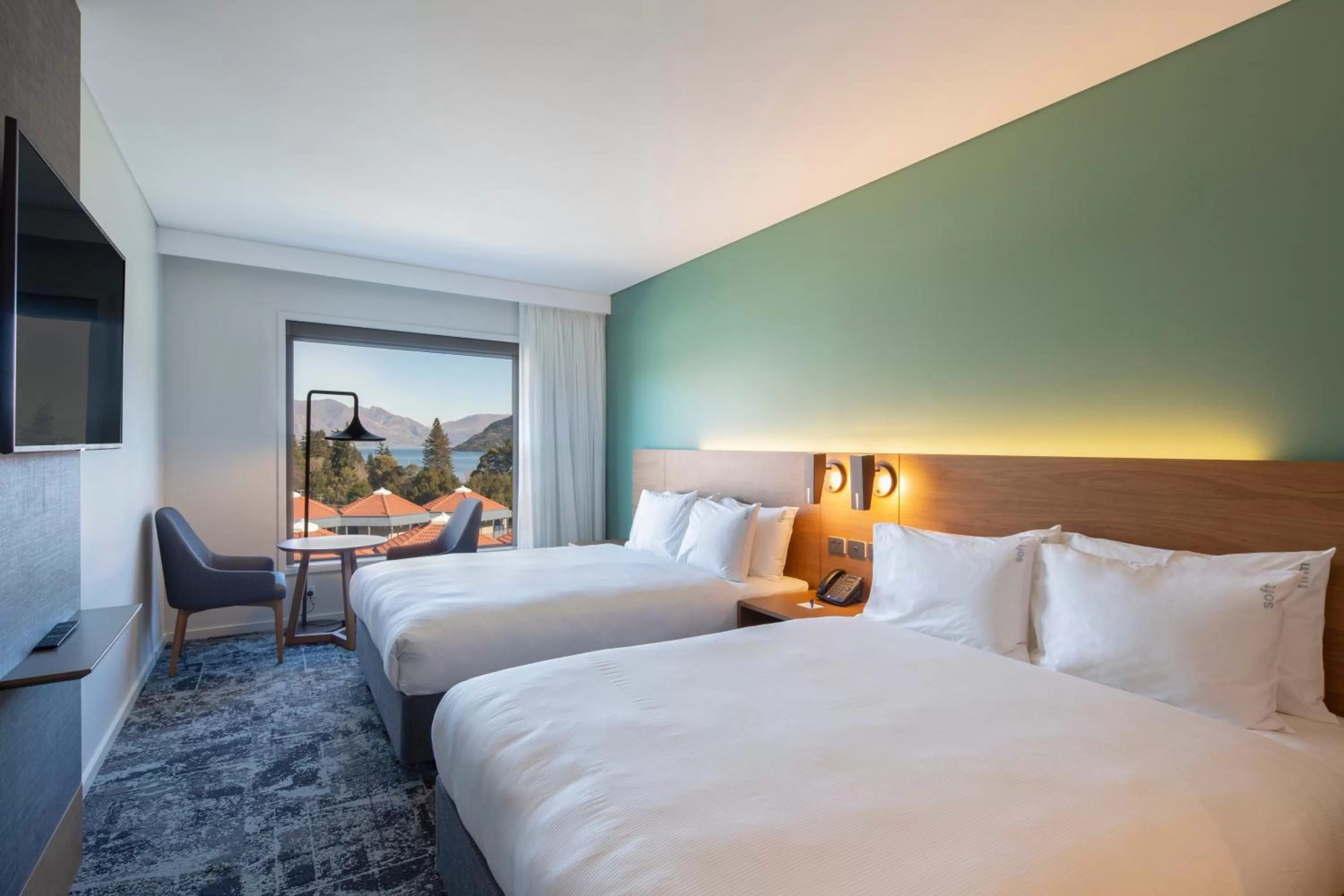 Standard Queen Room with Two Queen Beds and Mountain View in Holiday Inn Express & Suites Queenstown, an IHG Hotel