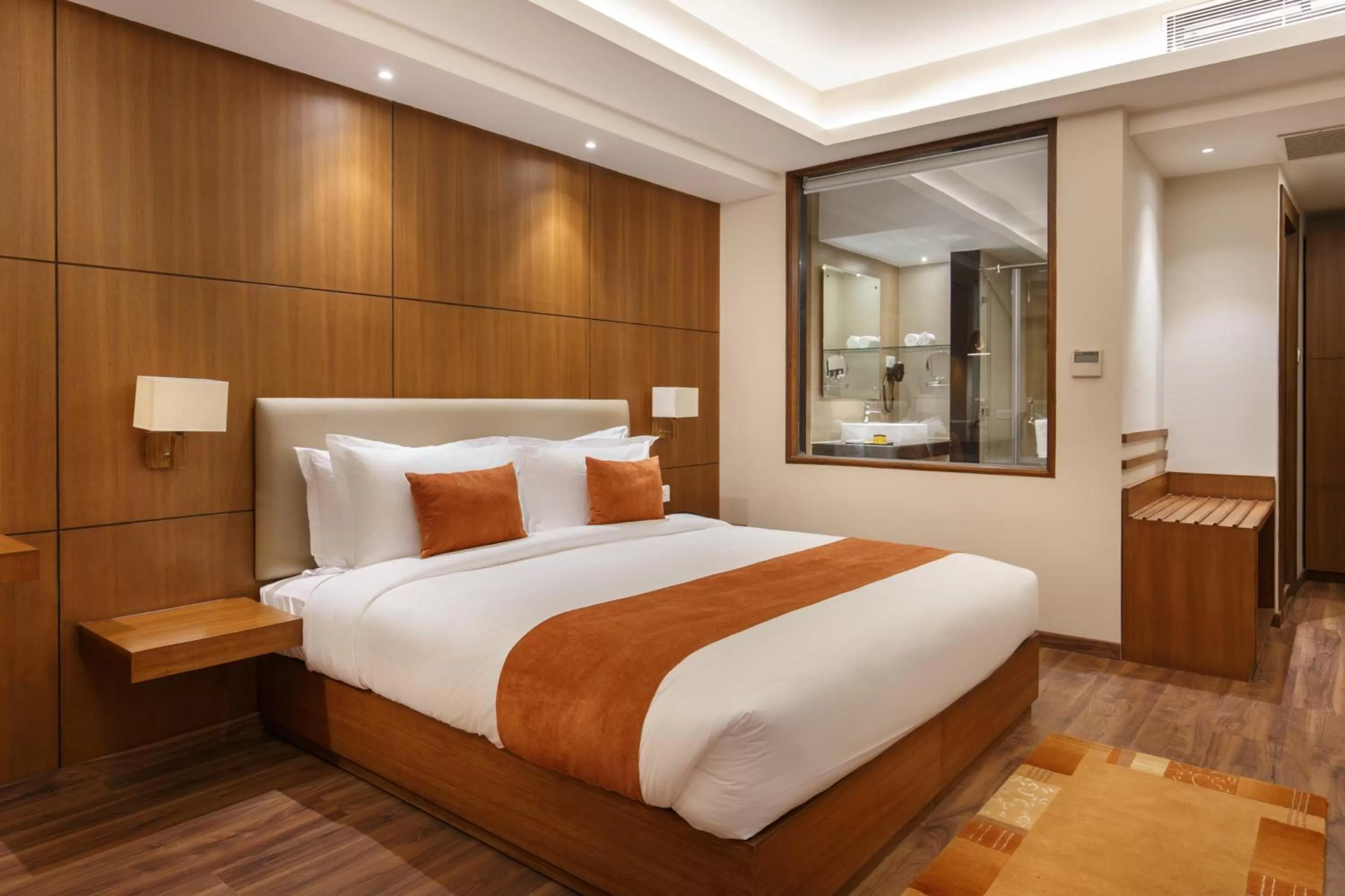 Bed in Hotel Thrive, A Tropical Courtyard