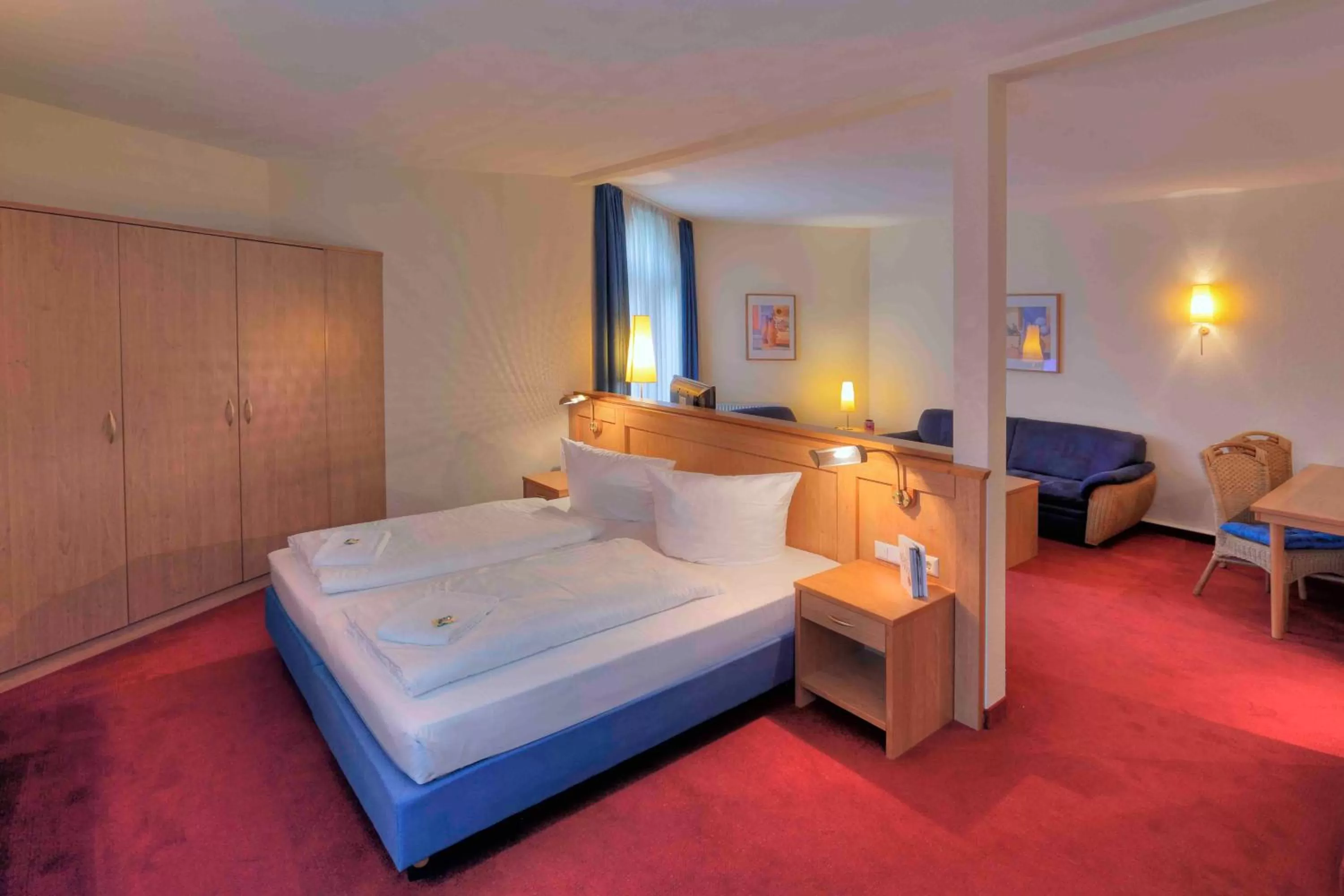 Bed in Hotel Gut Funkenhof