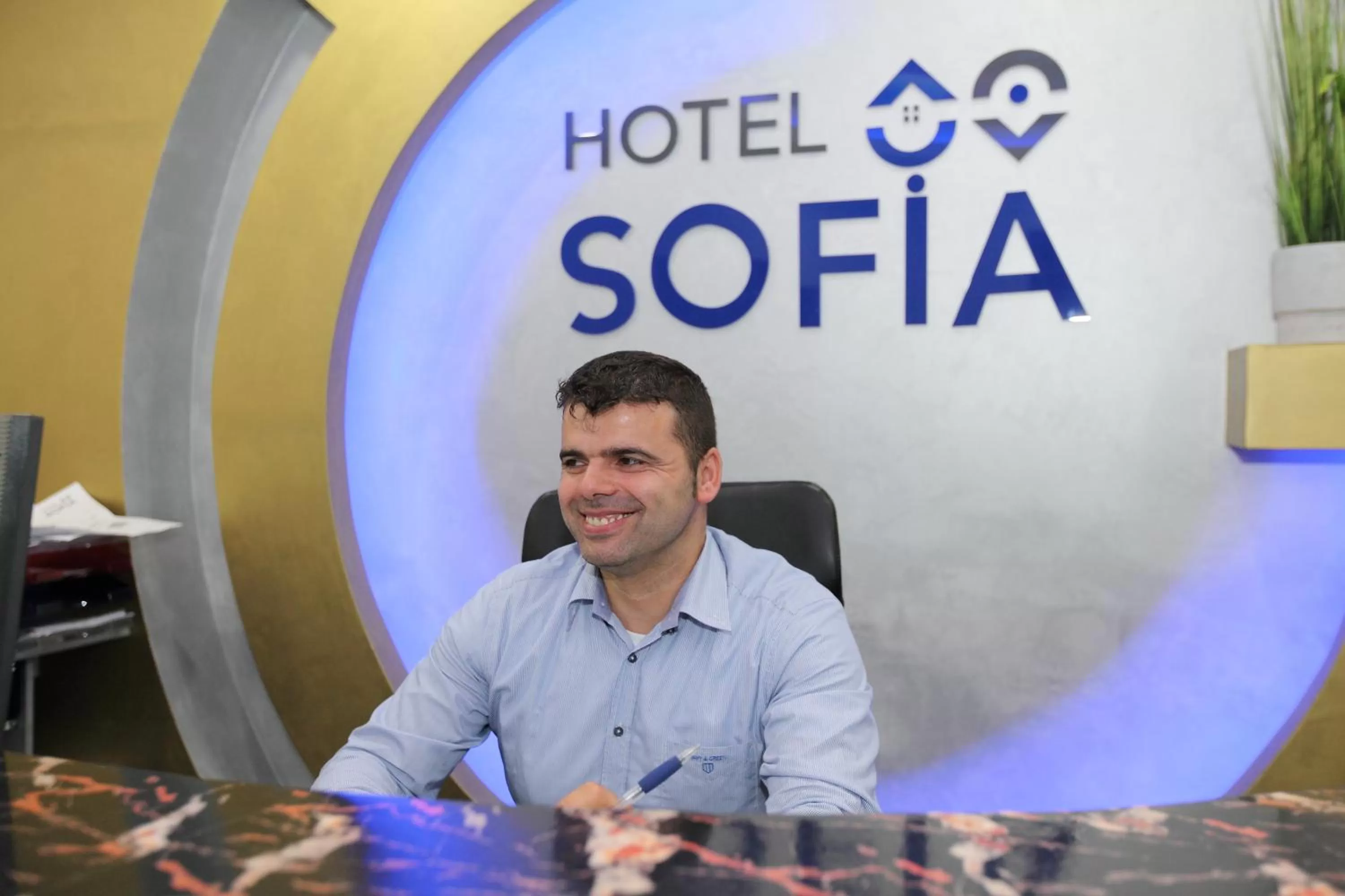 Lobby or reception in Hotel Sofia