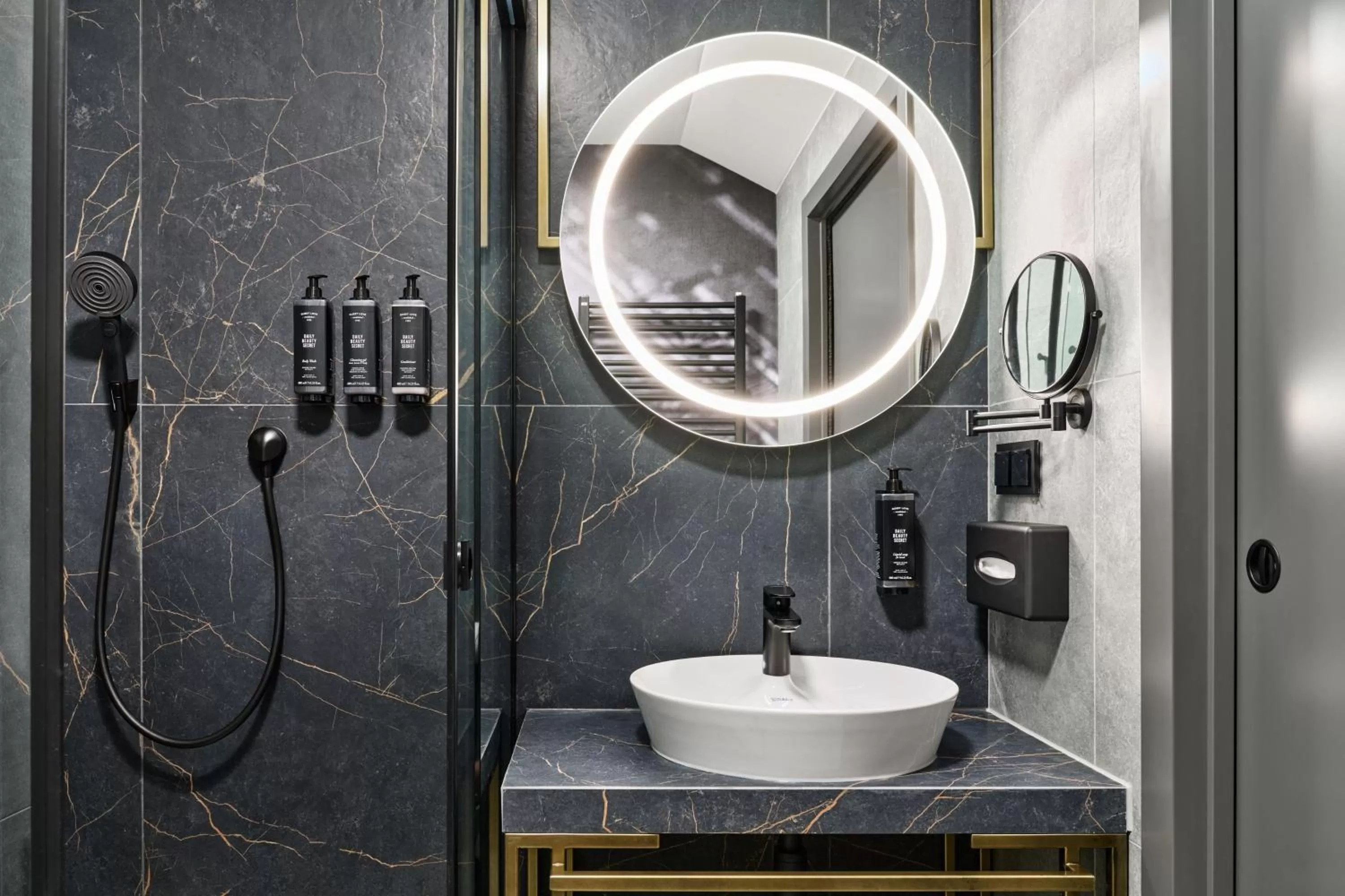 Bathroom in Garamond, a Tribute Portfolio Hotel, Krakow Old Town