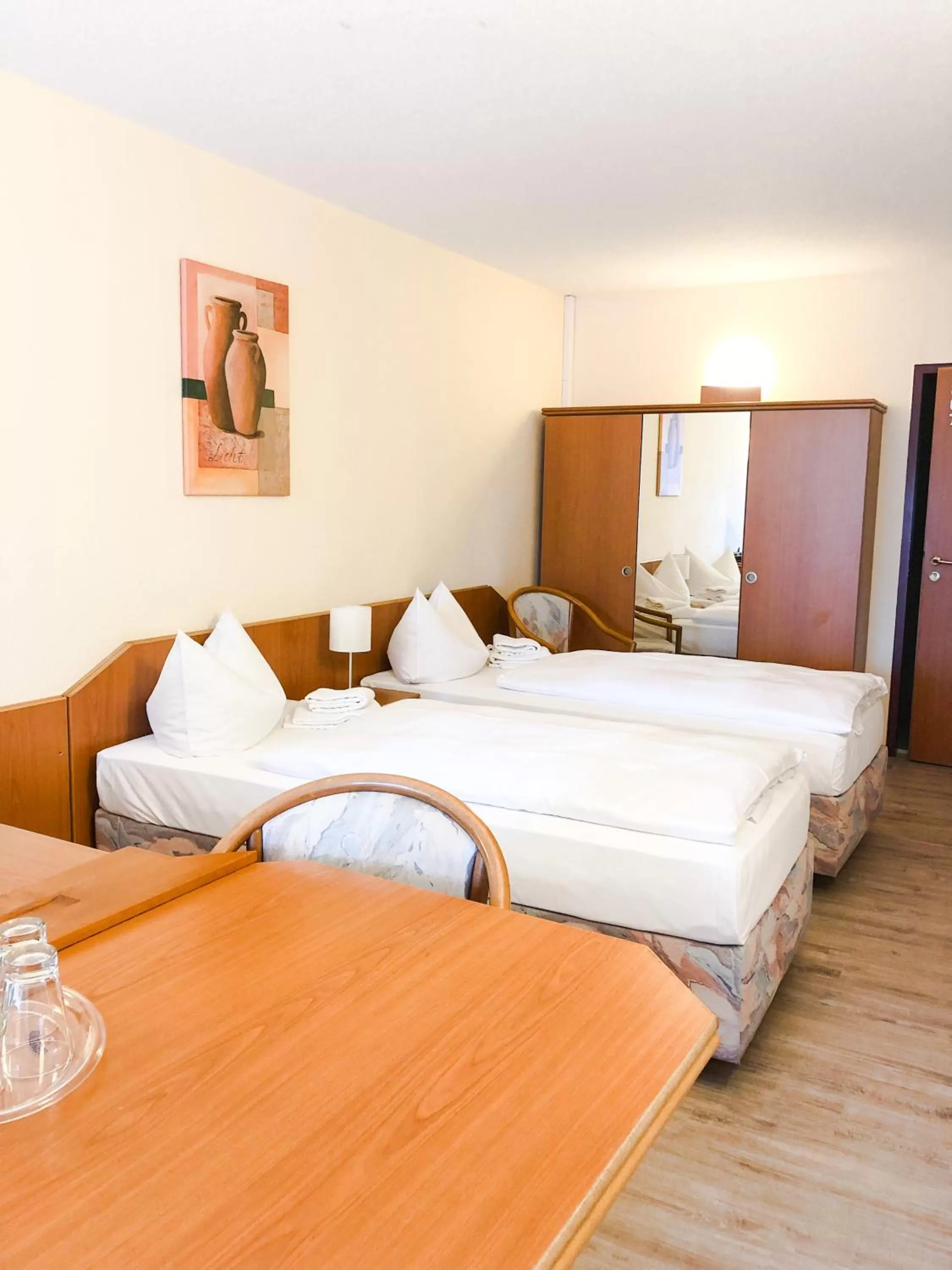 Bed in Hotel Stadt Mühlhausen