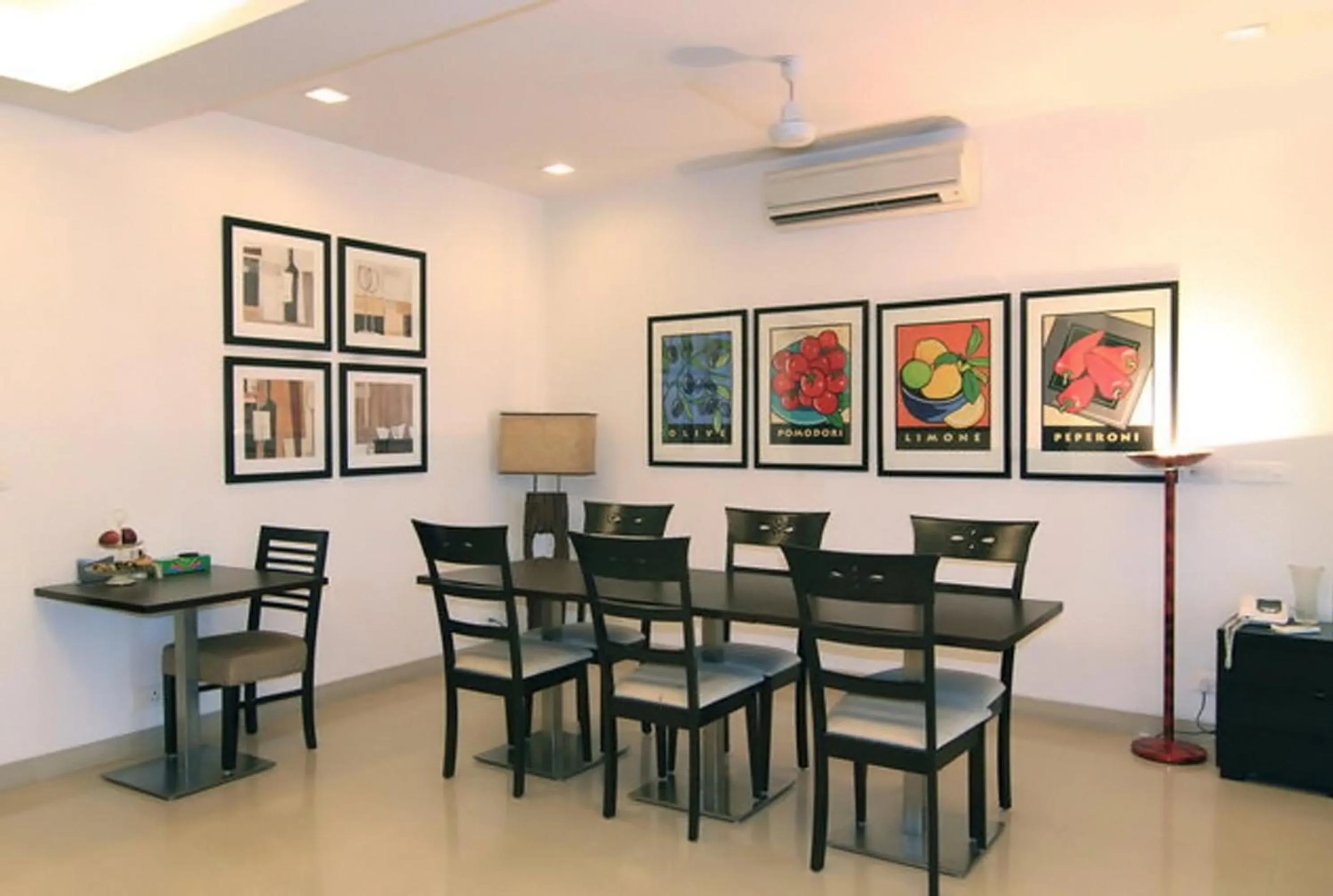 Dining area in Rainbow Residency