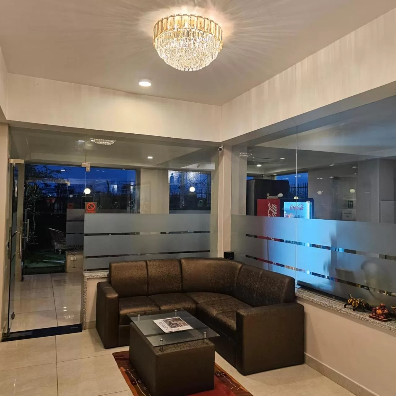 Seating area in Hotel Krishna Kathmandu