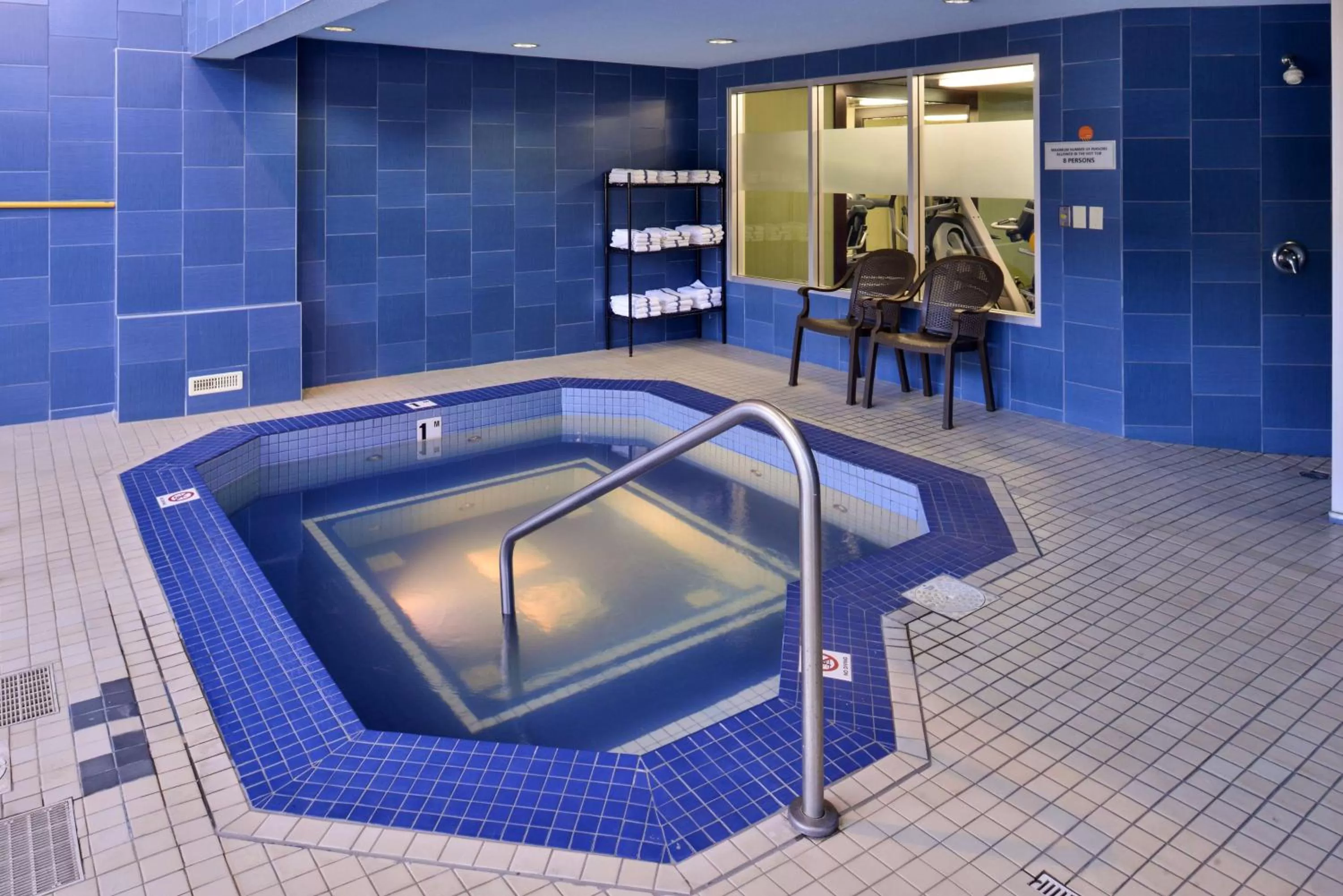 Pool view in Hampton Inn & Suites by Hilton Calgary University NW