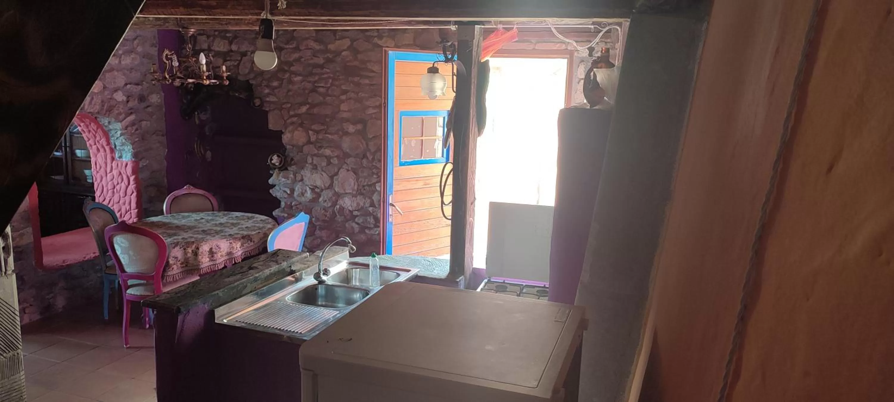 Kitchen or kitchenette in Il Nuraghe