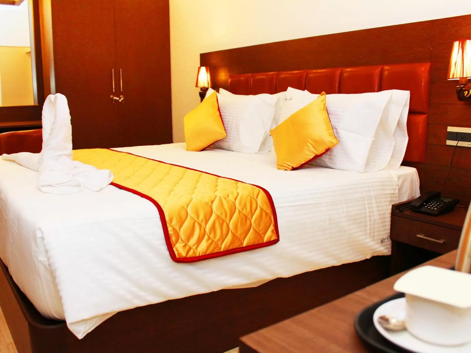 Bed in Staylite Suites