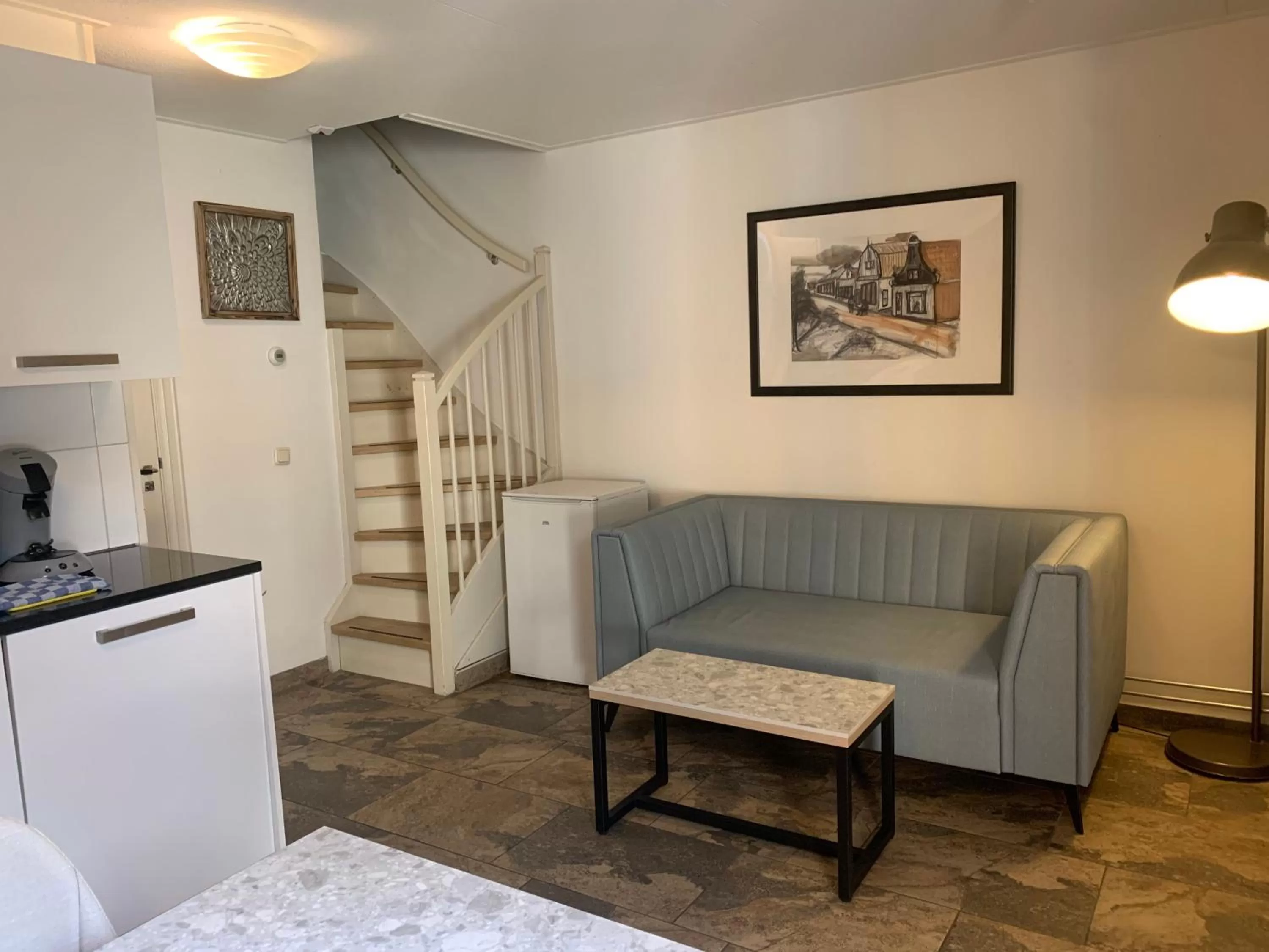 Living room in Plantage Garden Apartments