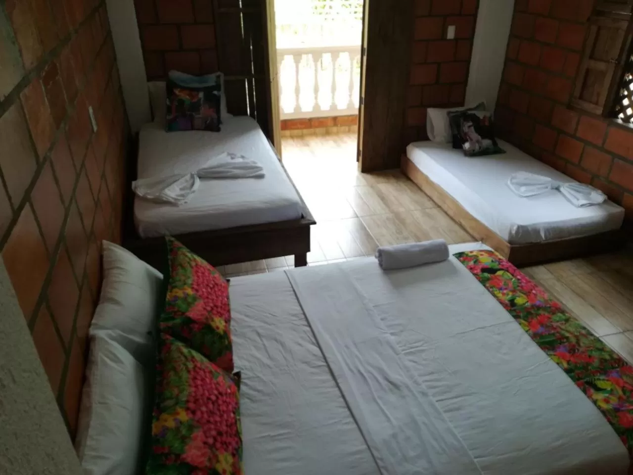 Bed in Hotel Acuali Nuqui