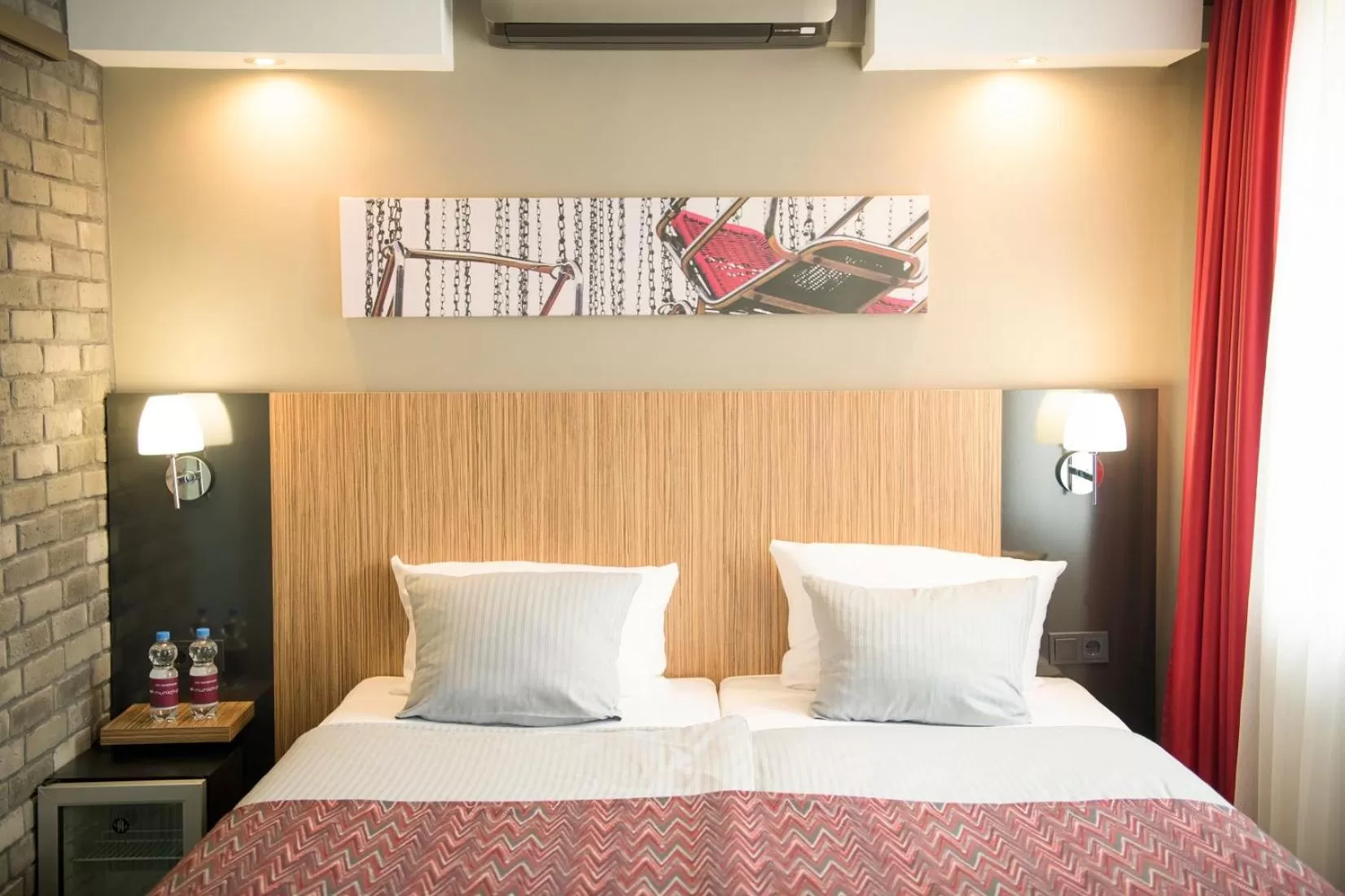 Bed in Hotel Munich City