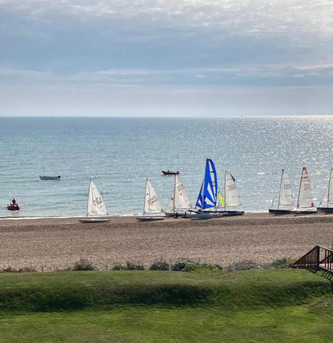 Beach in The Relais Cooden Beach and Spa