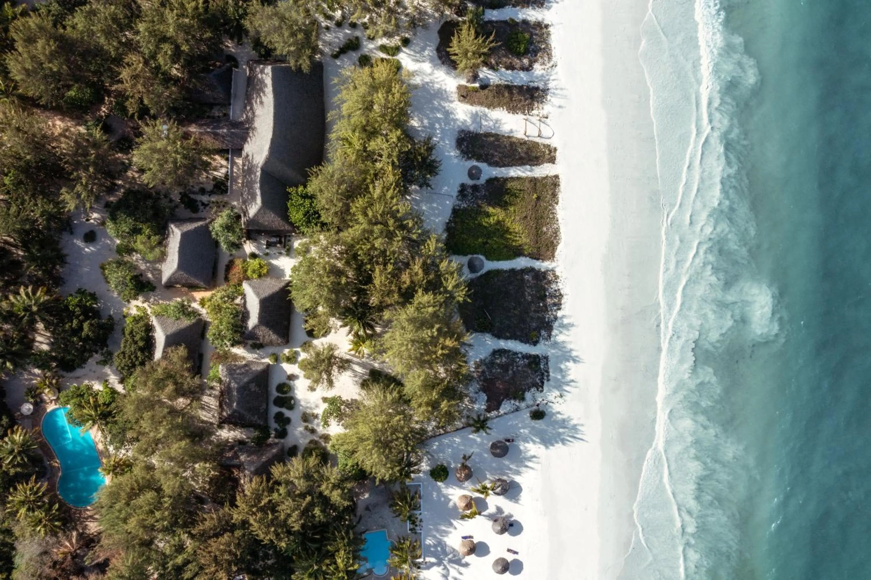 Bird's eye view in Hakuna Majiwe Beach Lodge