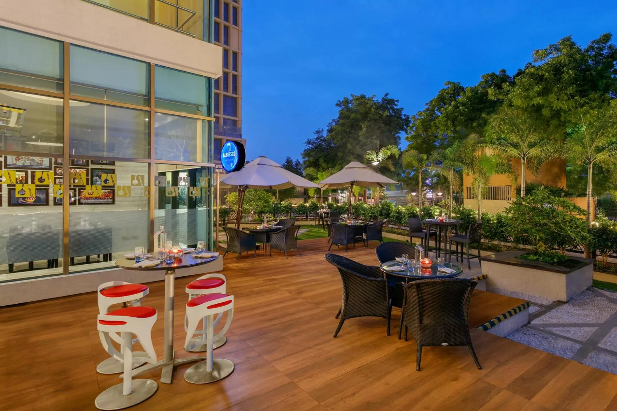 Patio in Novotel Ahmedabad
