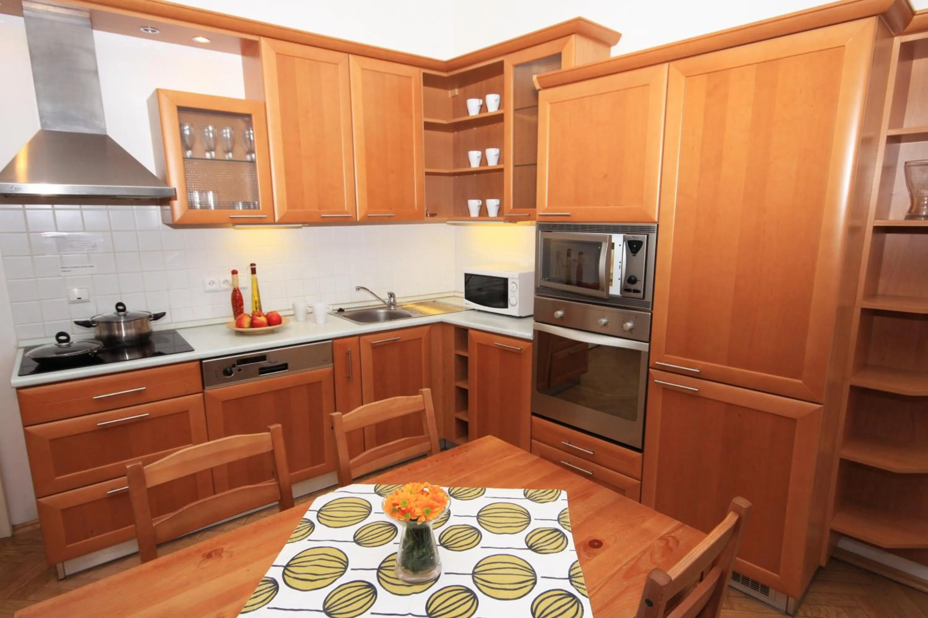 Kitchen or kitchenette in Prague Central Residence
