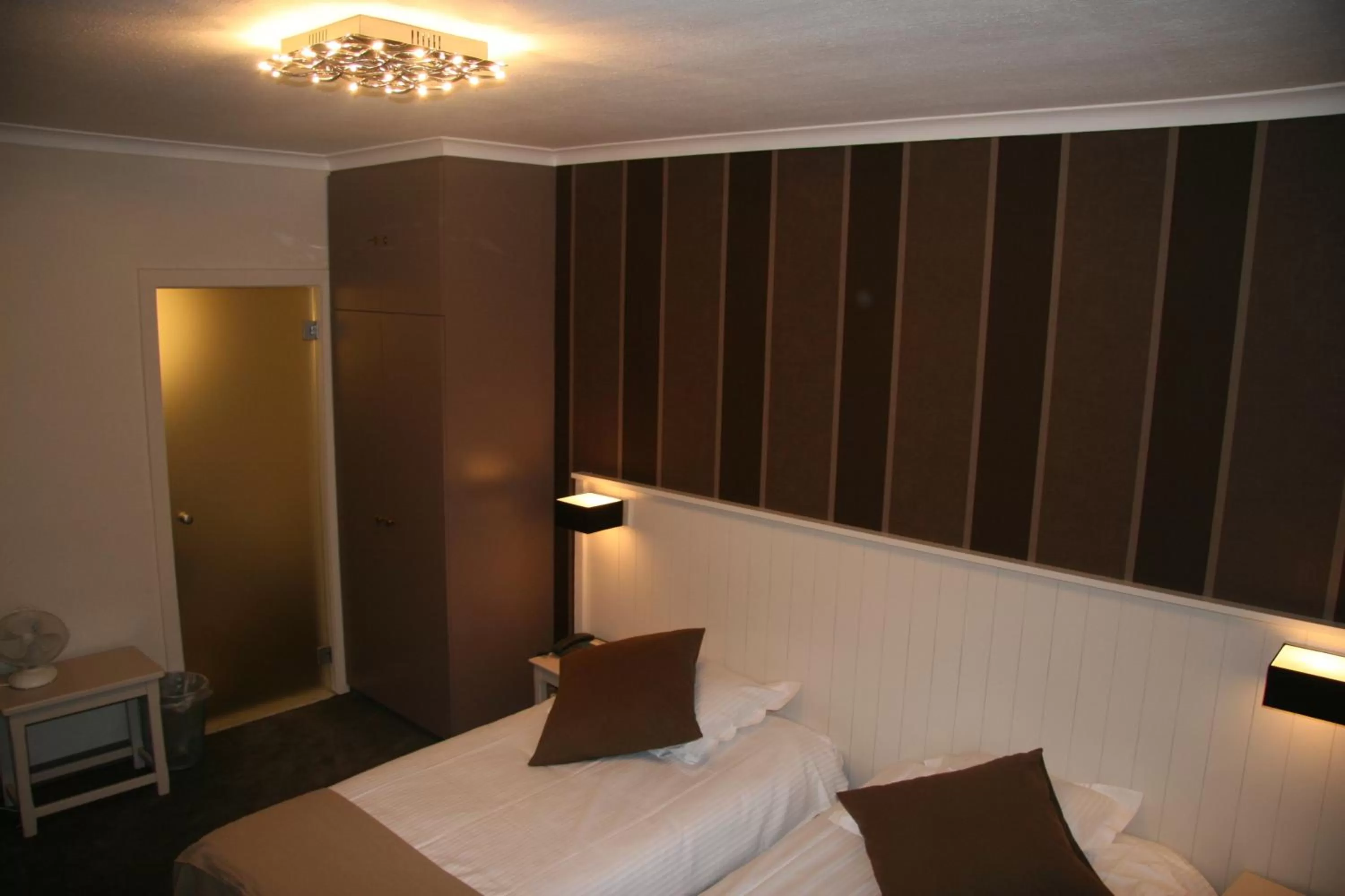 Bed in Hotel Ambassade