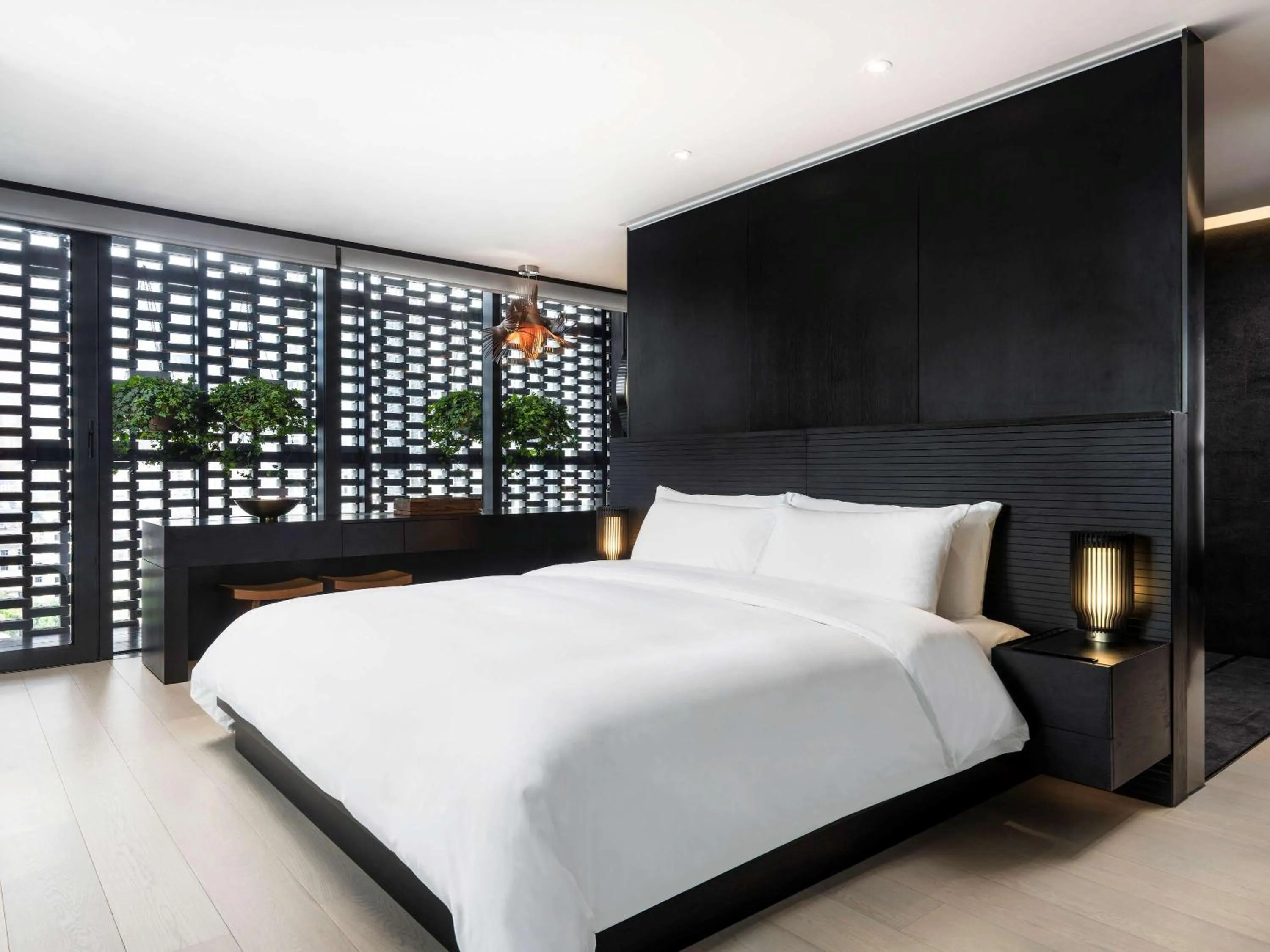 Photo of the whole room, Bed in The Temple House