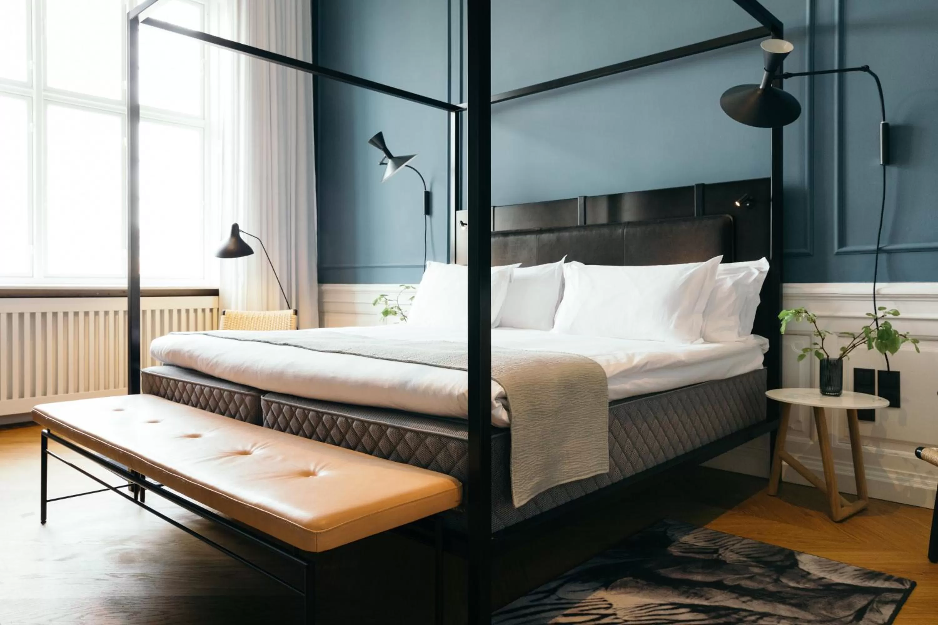 Bed in Nobis Hotel Copenhagen, a Member of Design Hotels