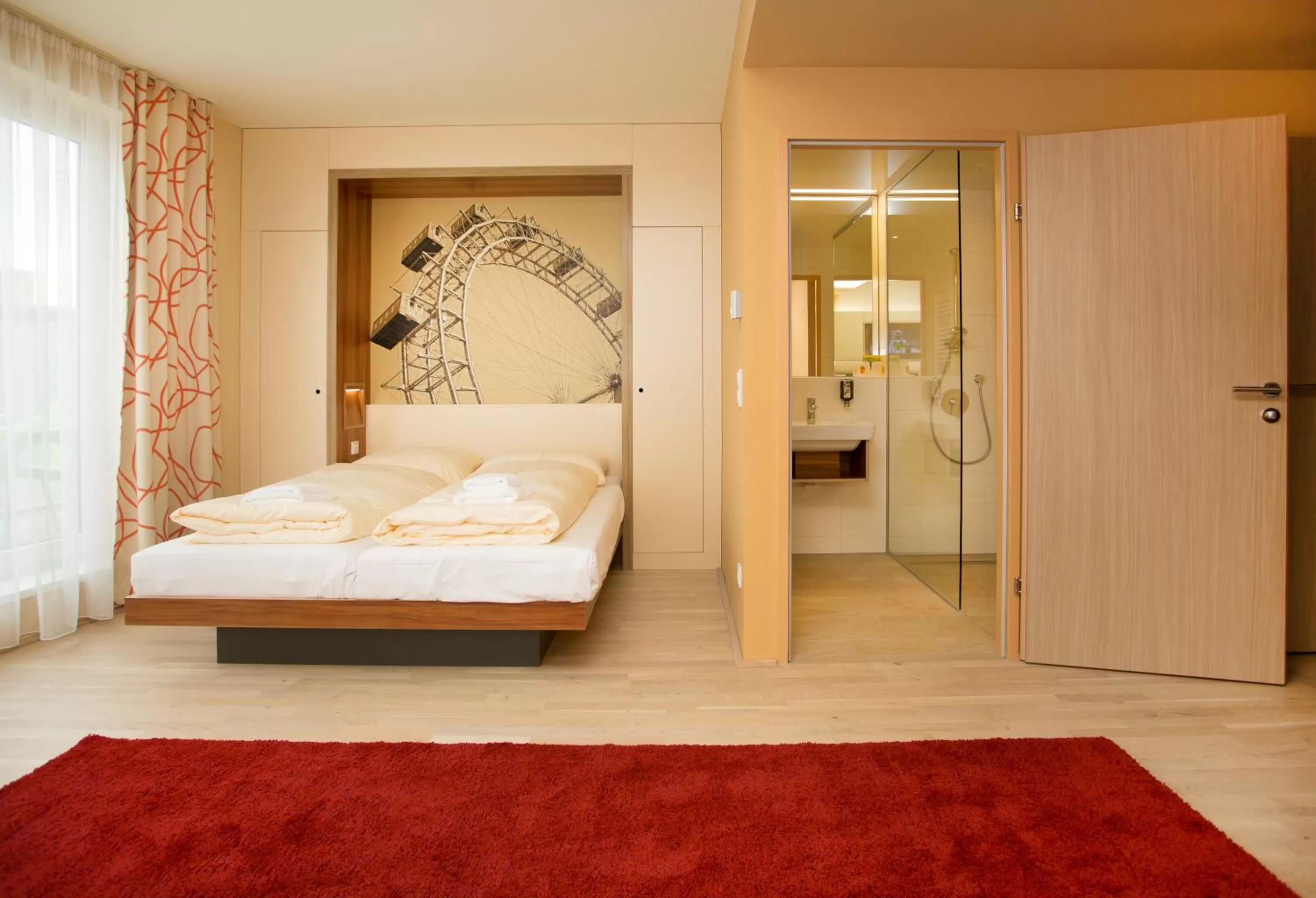 Photo of the whole room, Bed in JUFA Hotel Wien City