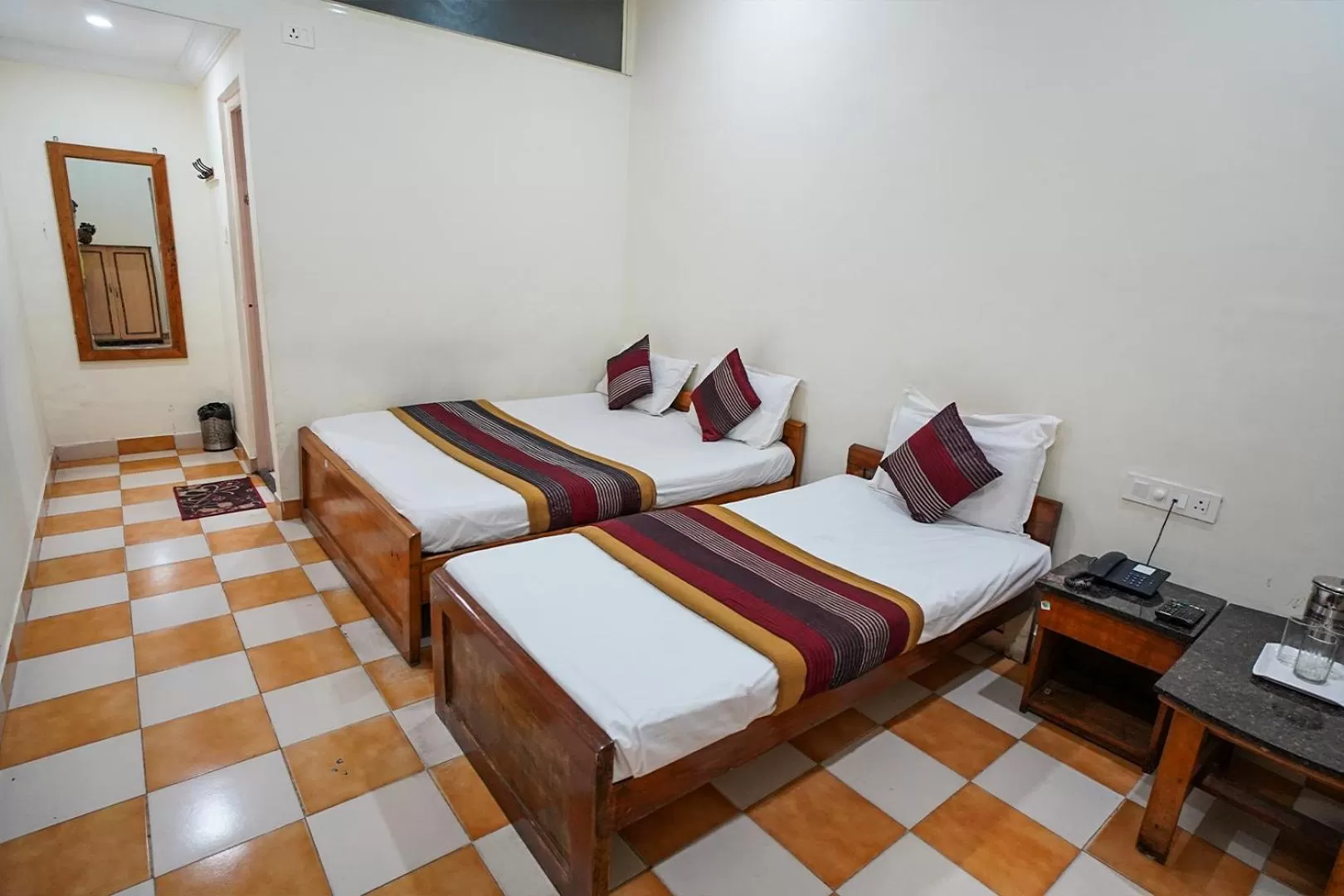 Bed in HOTEL PRAKAASH RESIDENCY
