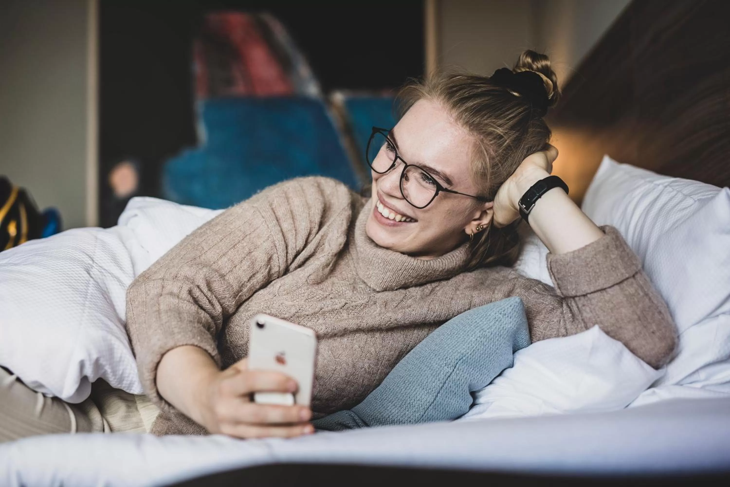 Bed in Hotel Atlantic