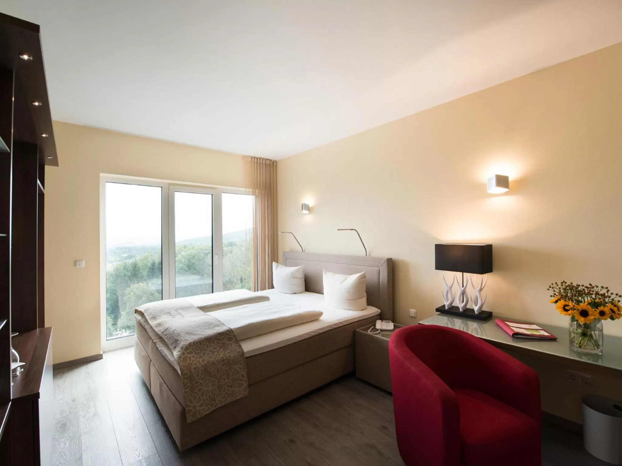 Bed in Design-Konferenzhotel & Restaurant Steinernes Schweinchen