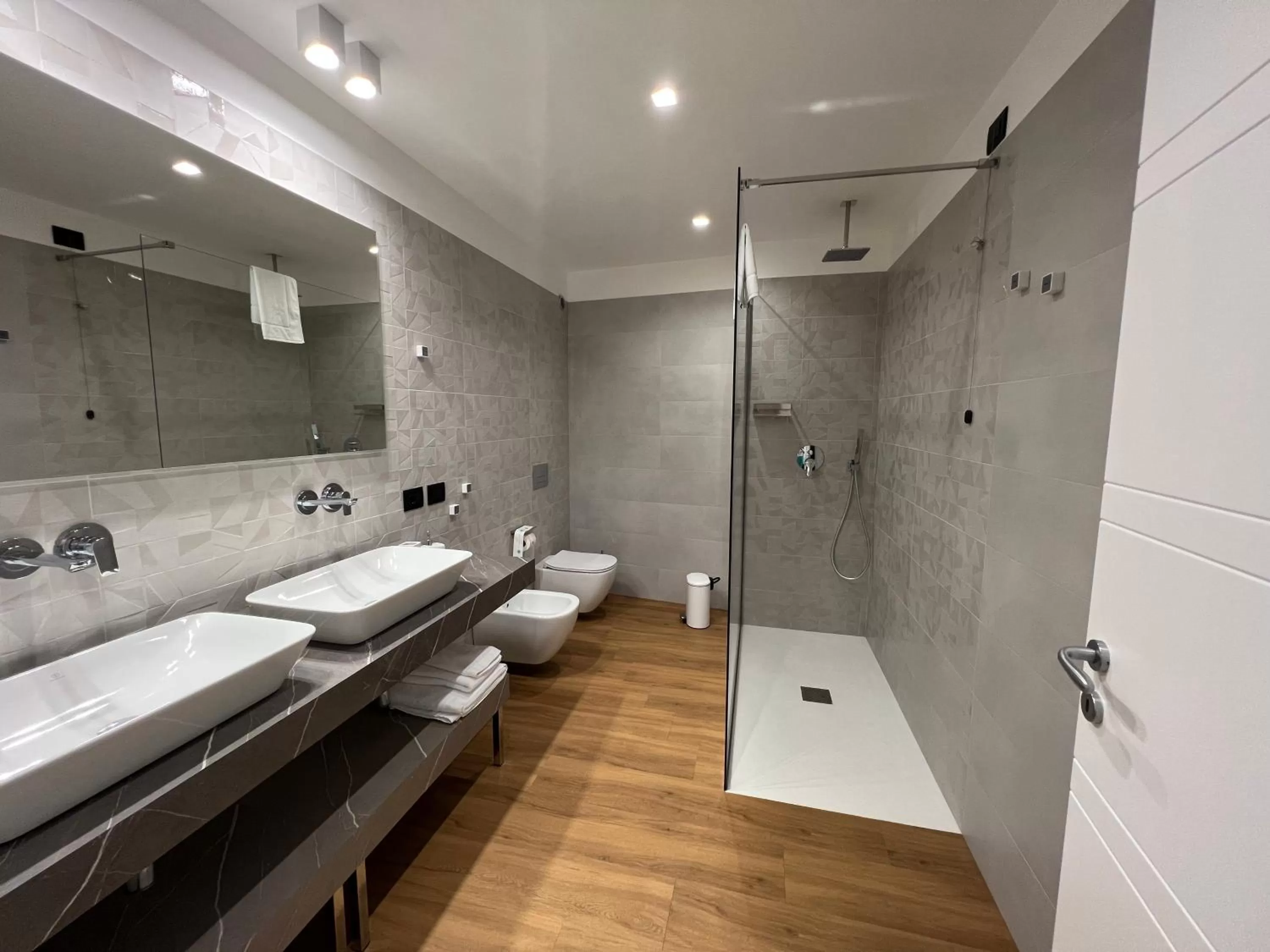 Bathroom in RoccaRegina Hotel