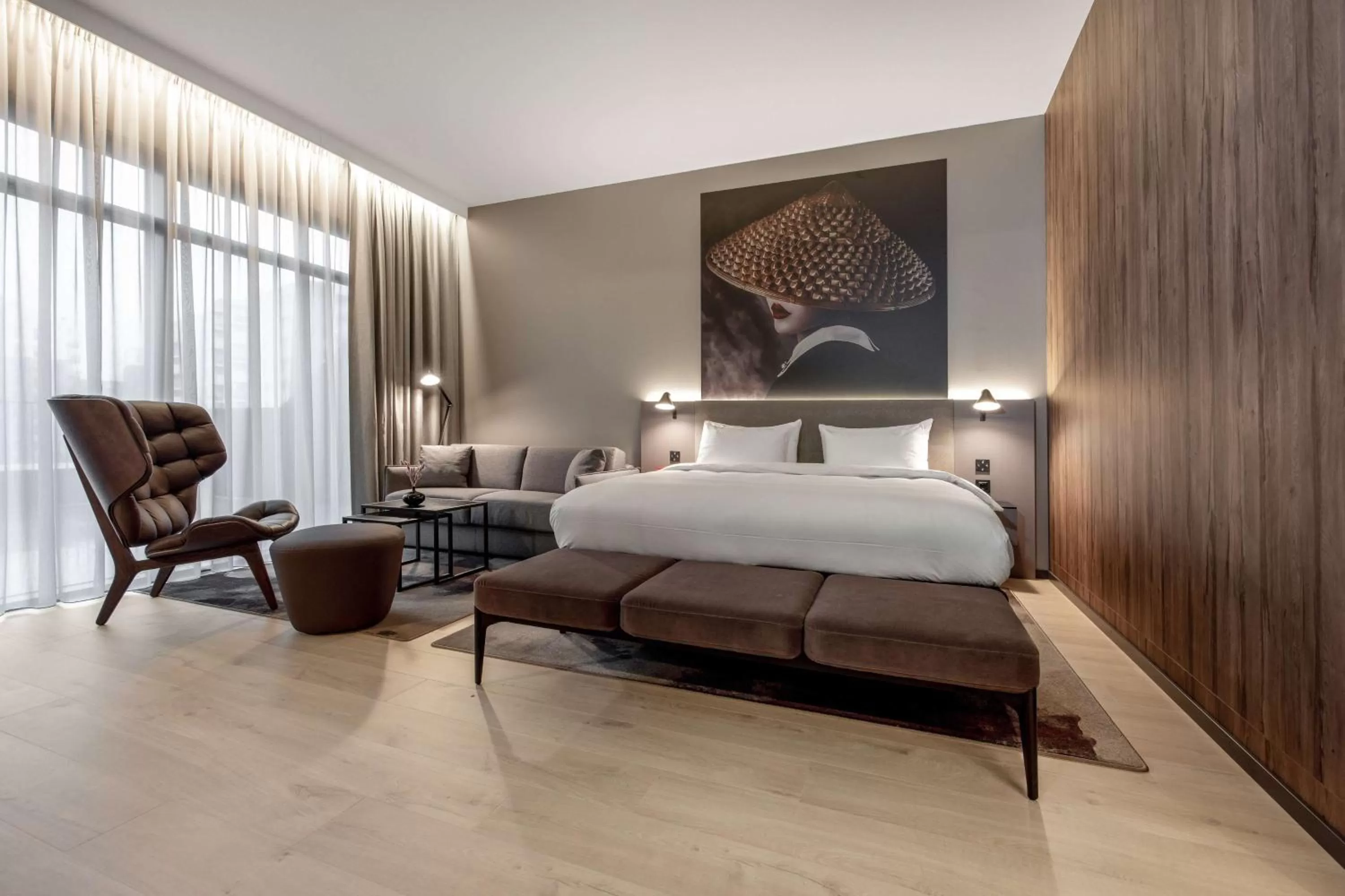 Bedroom, Bed in Radisson RED Oslo Økern