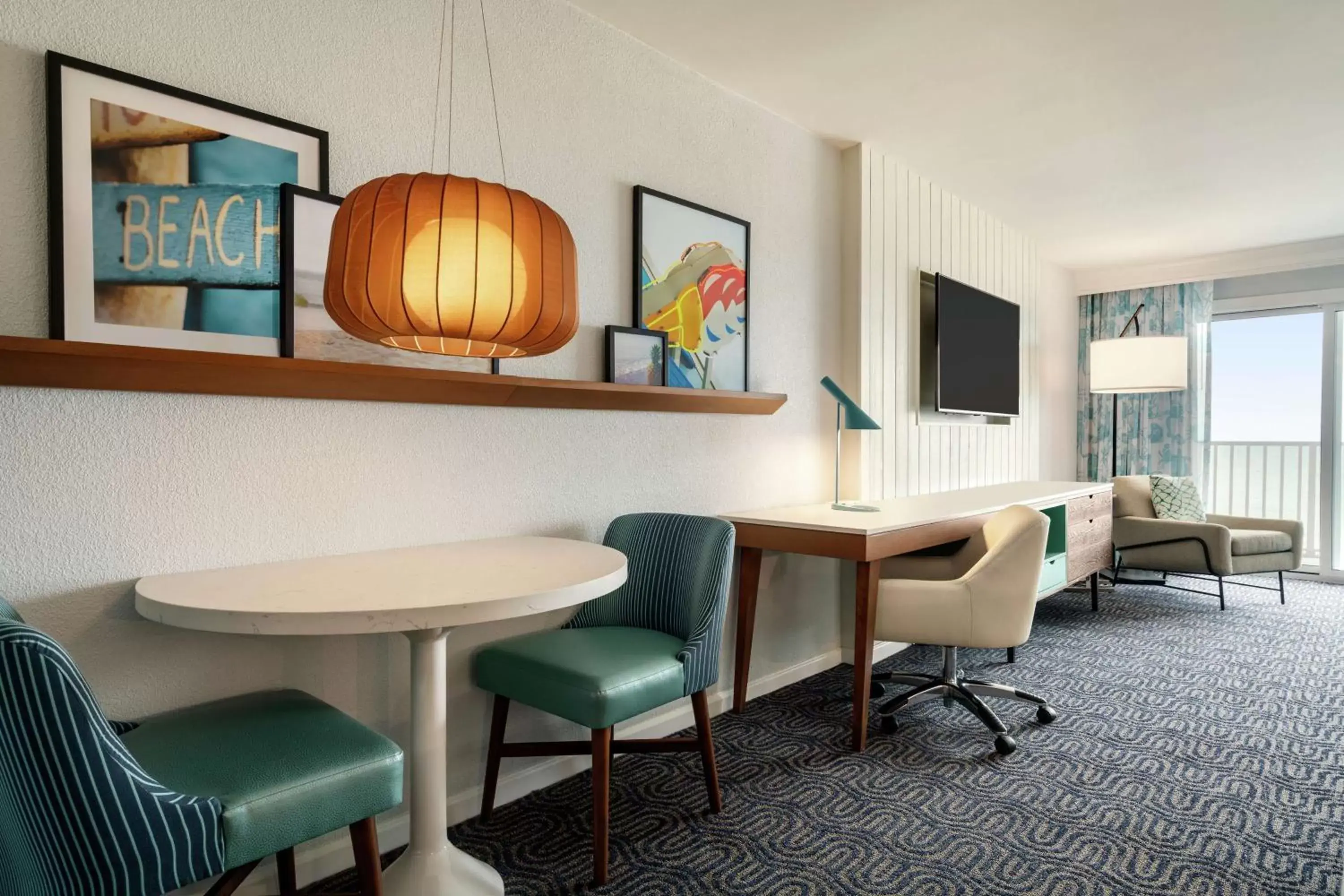 King Room with Kitchen, Balcony and Oceanfront View in DoubleTree by Hilton Ocean City Oceanfront King Room with Kitchen, Balcony and Oceanfront View in DoubleTree by Hilton Ocean City Oceanfront