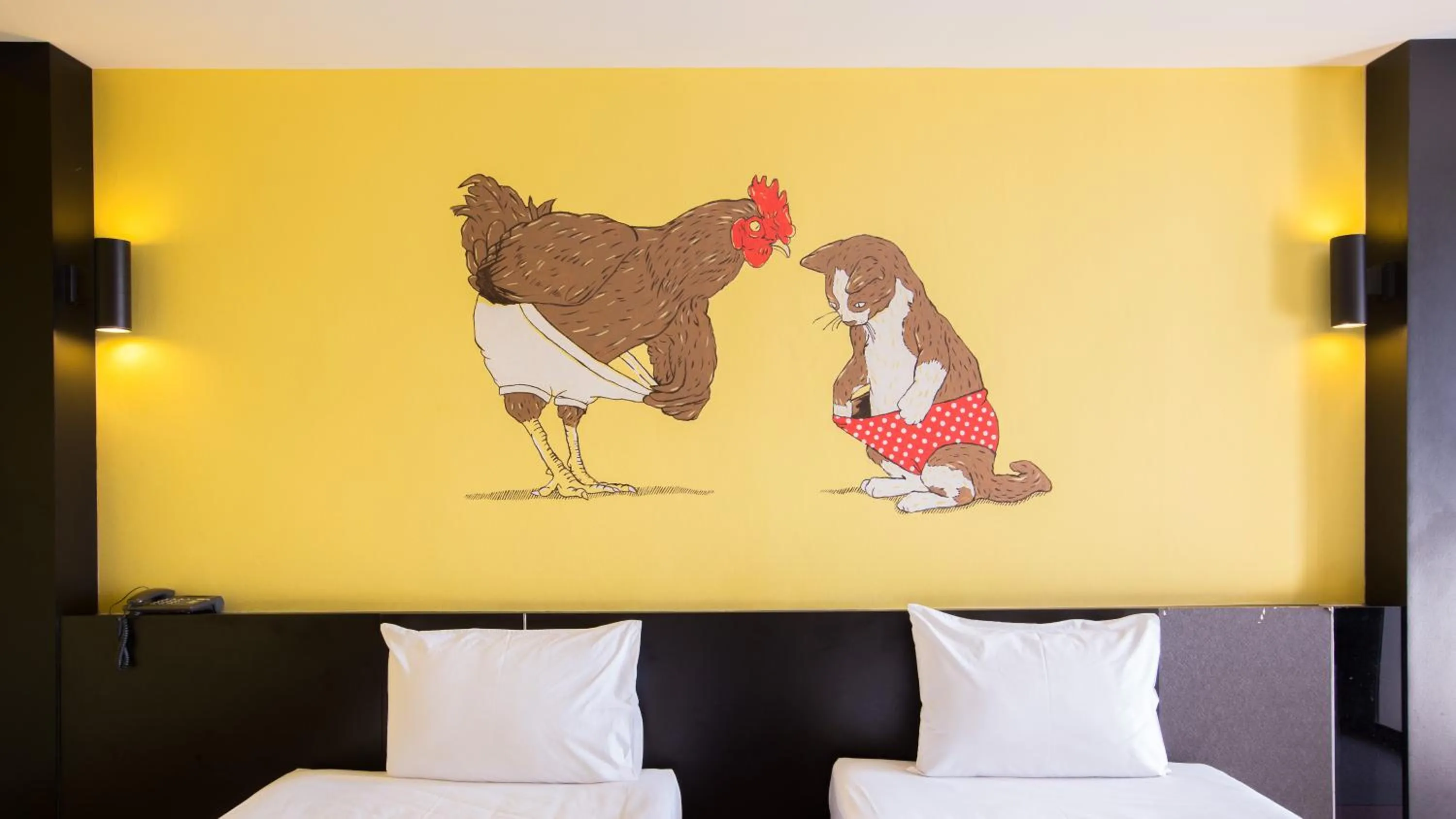 Bedroom, Bed in Pen Ta Hug Hotel