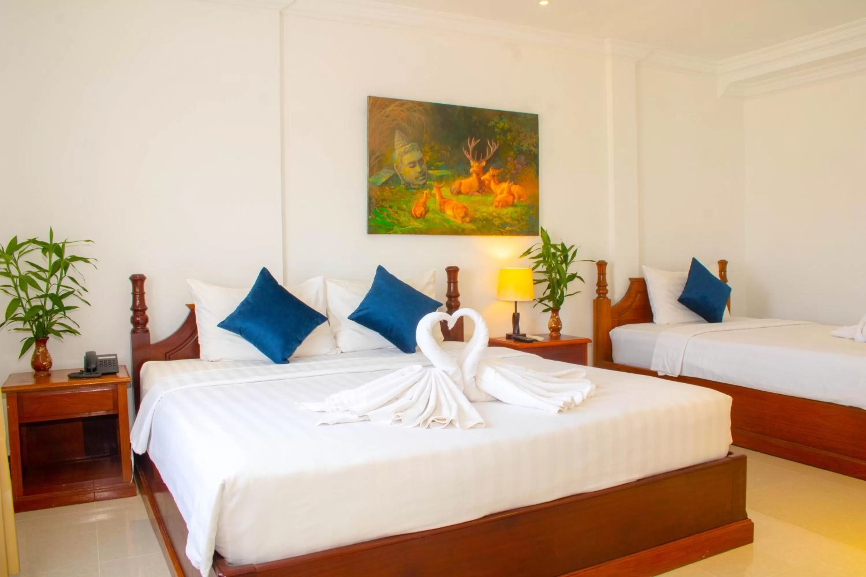 Bed in The Blanc Residence