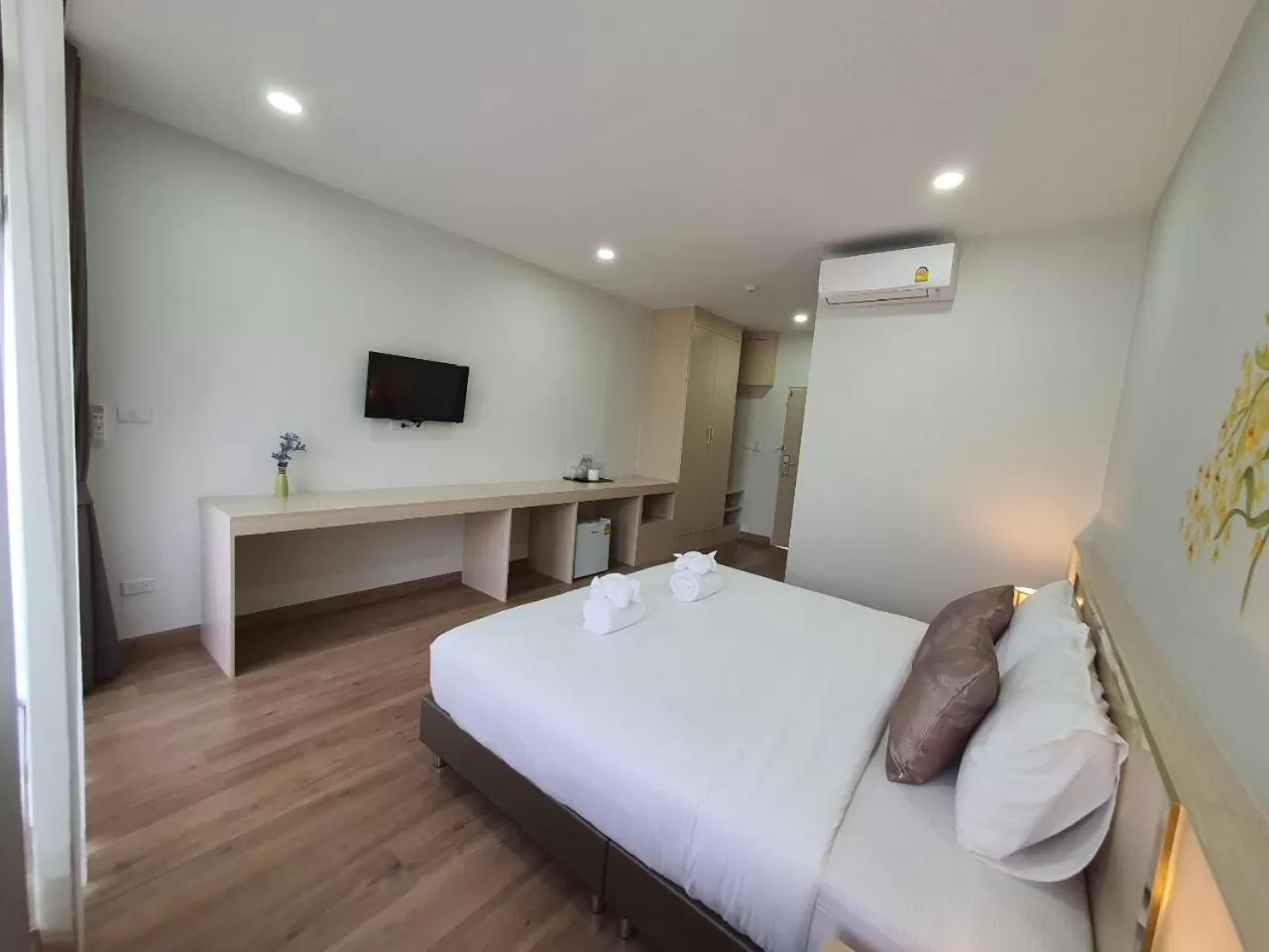 Bedroom, Bed in Lueangchan Orchid Hotel