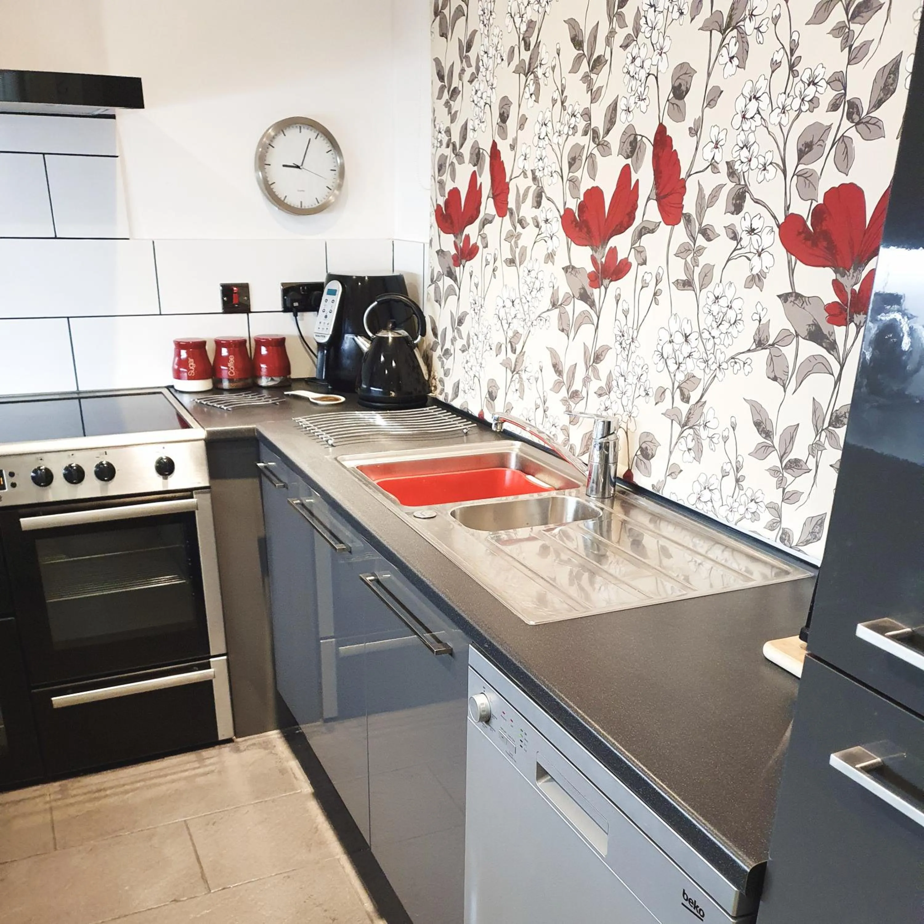 Kitchen or kitchenette in Little Lodge B&B Lutterworth