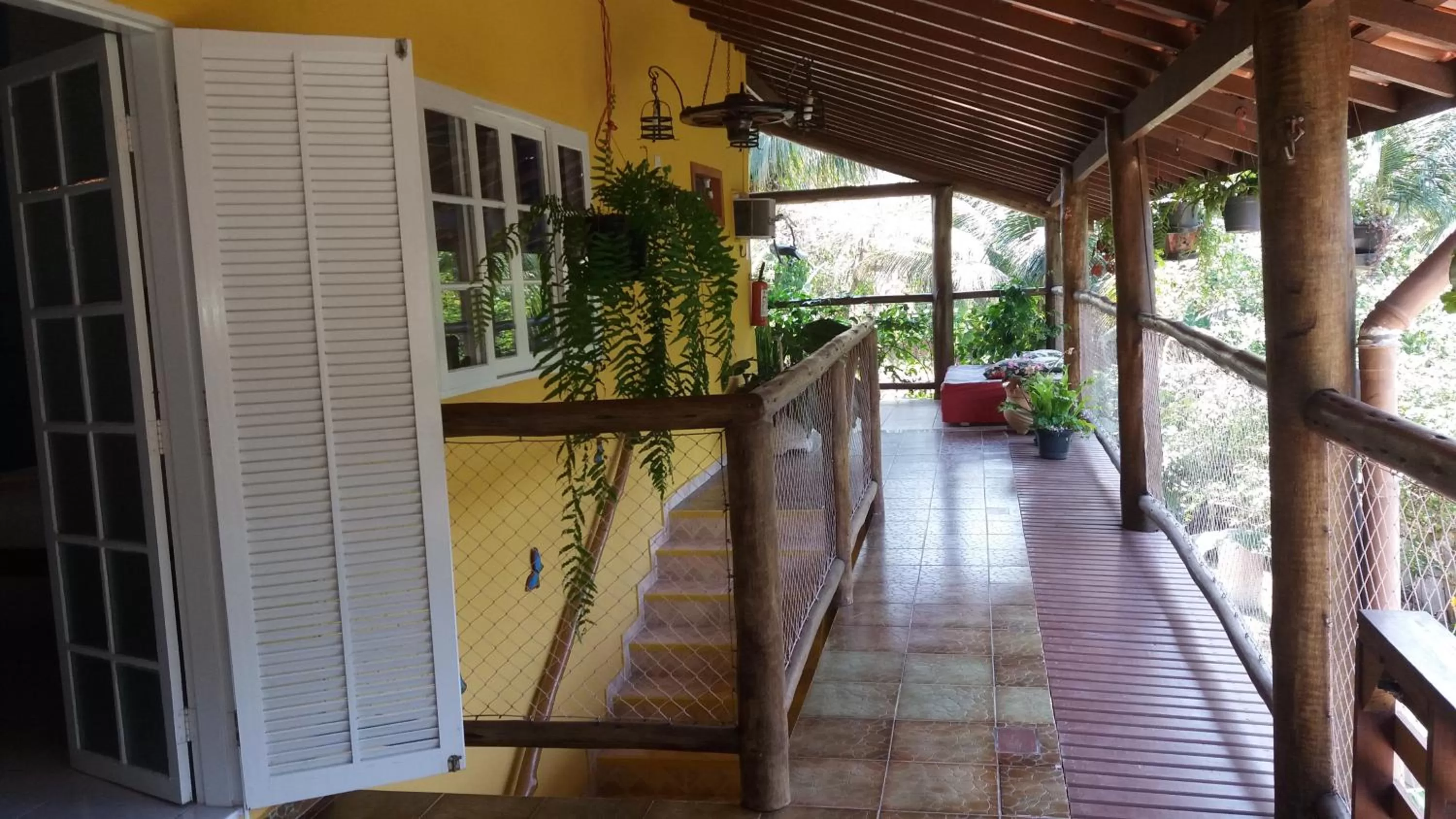 Balcony/Terrace in Pousada Capim Melado