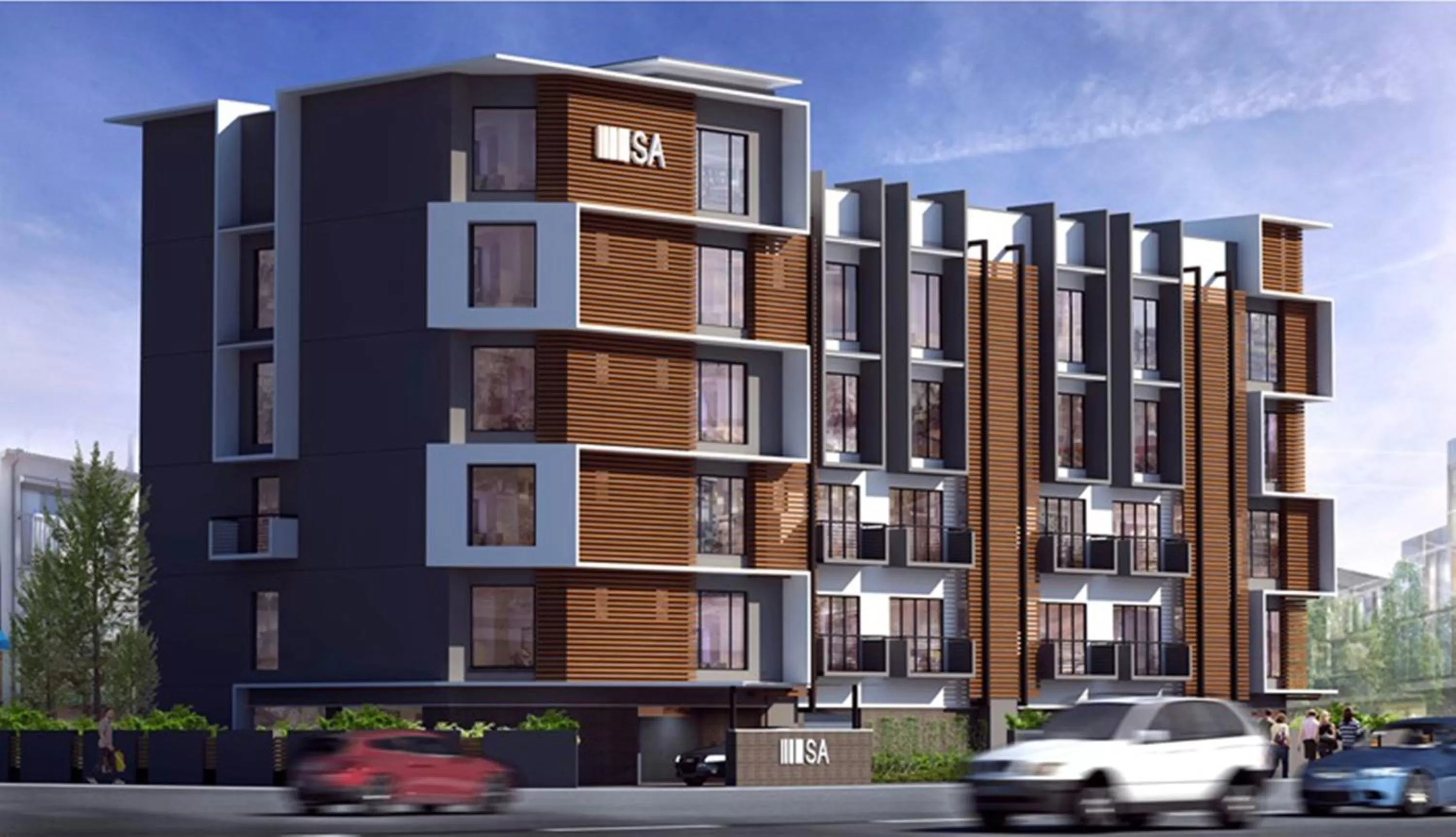 Property building in Golden Fruits Business Suites