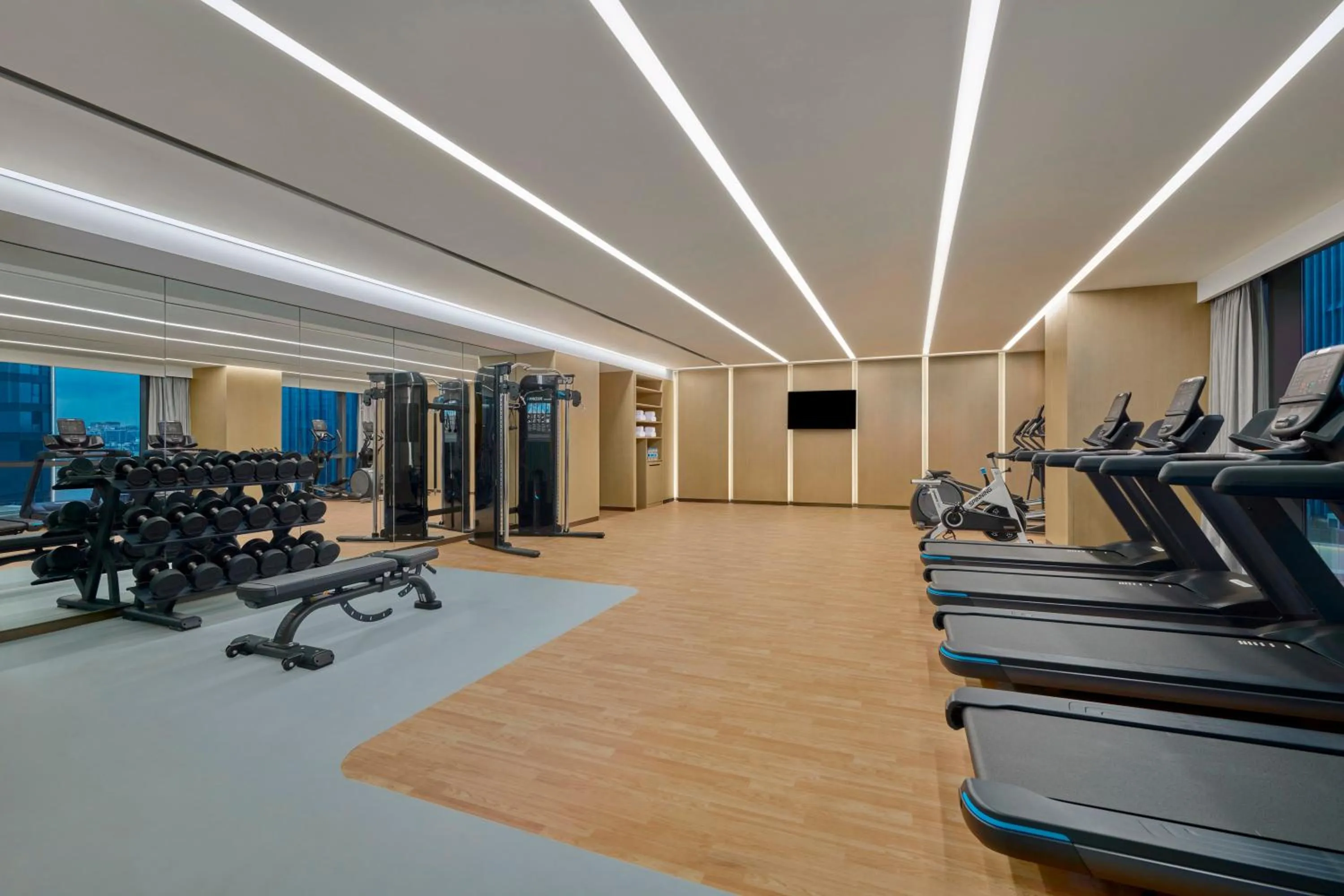 Fitness centre/facilities in Hilton Garden Inn Shenzhen Guangming
