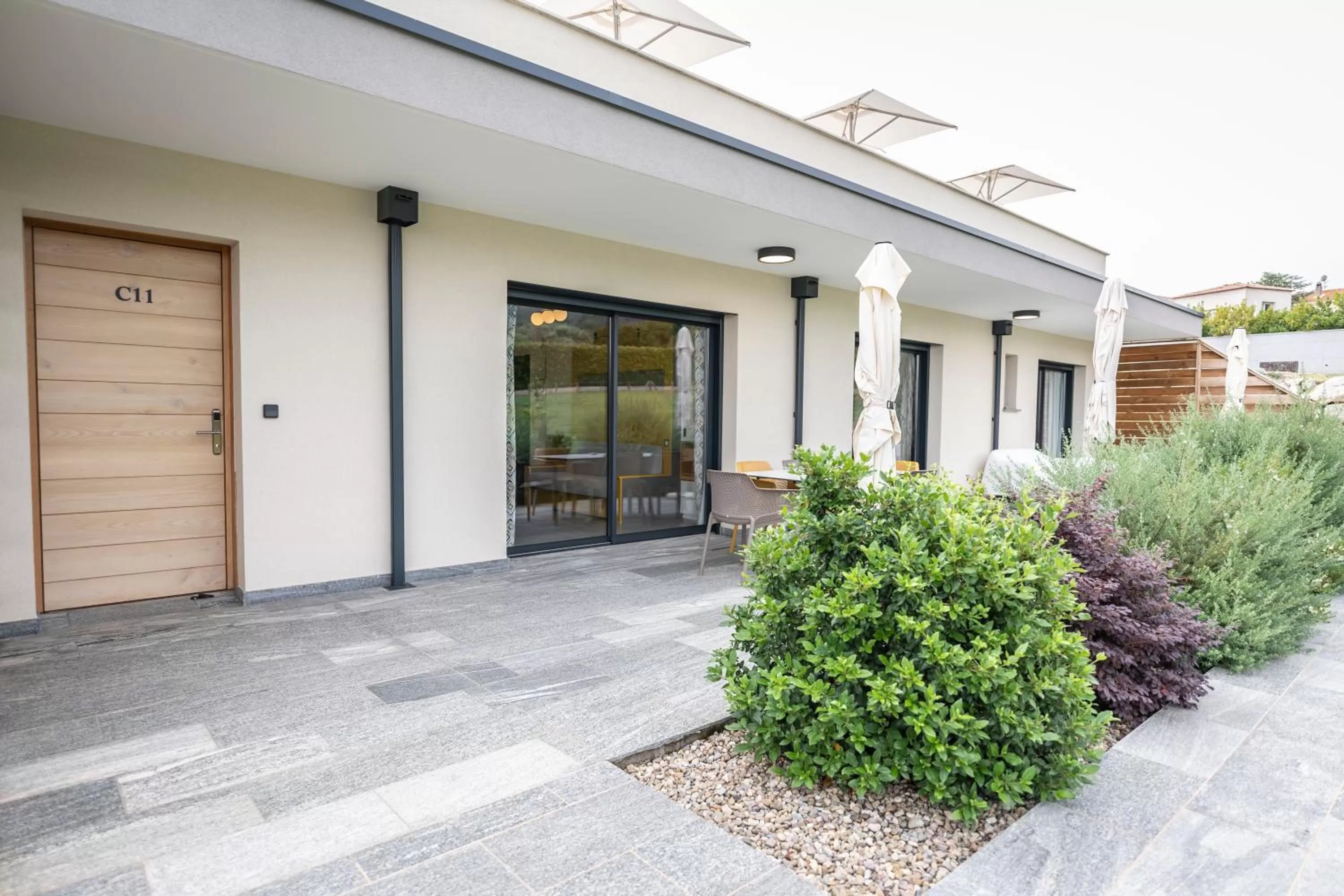 Balcony/Terrace in hôtel résidence a torra