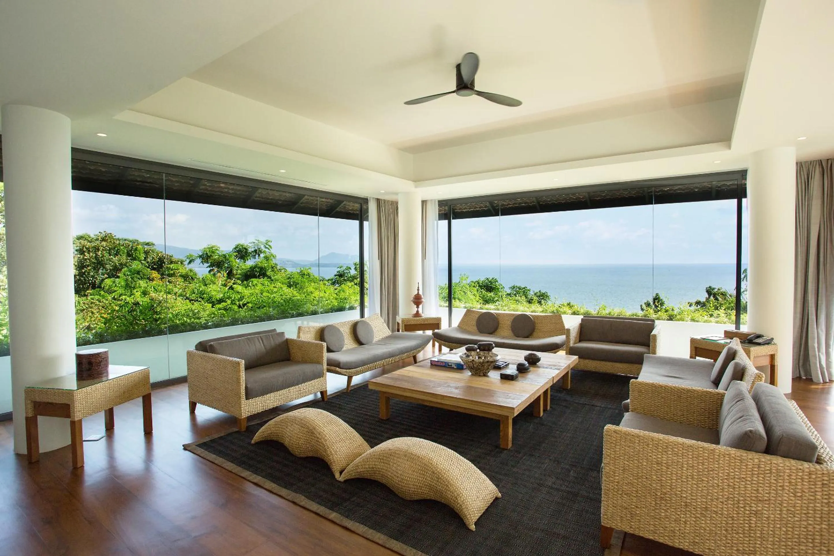 Living room in Trisara Villas & Residences Phuket