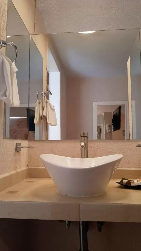 Bathroom in Hotel Medrano Temáticas and Business Rooms Aguascalientes