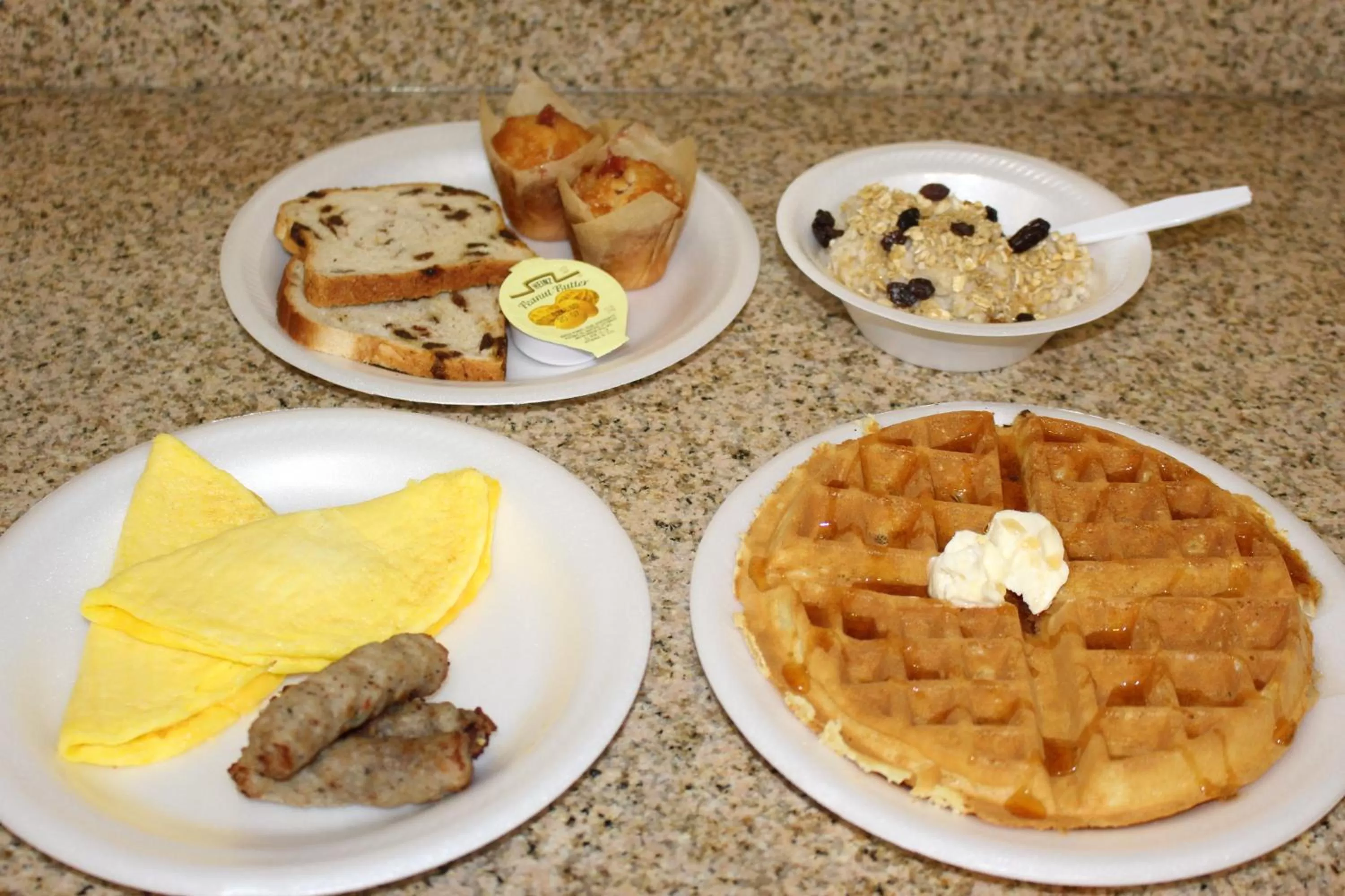 American breakfast in Days Inn by Wyndham Watertown