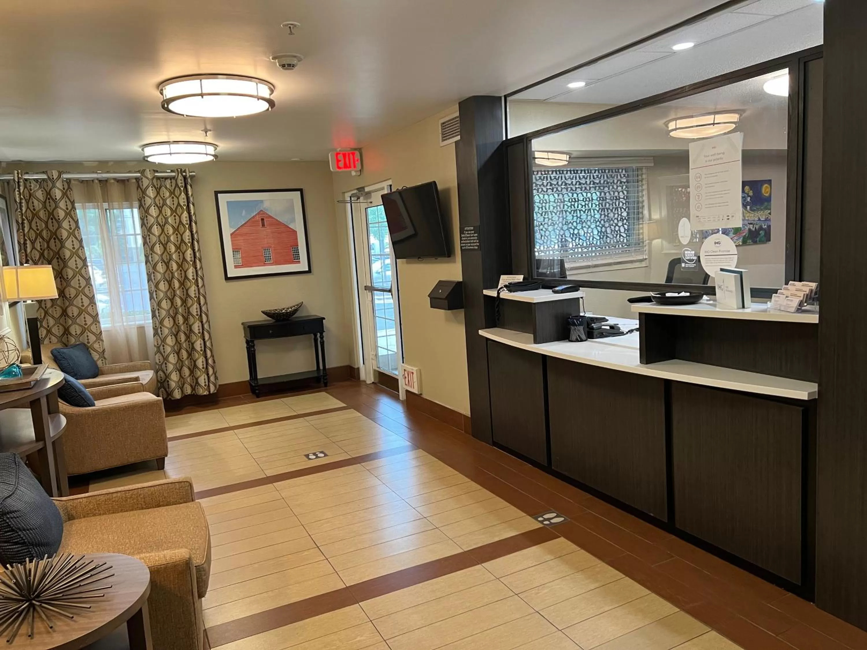 Lobby or reception in Candlewood Suites Washington-Dulles Herndon by IHG