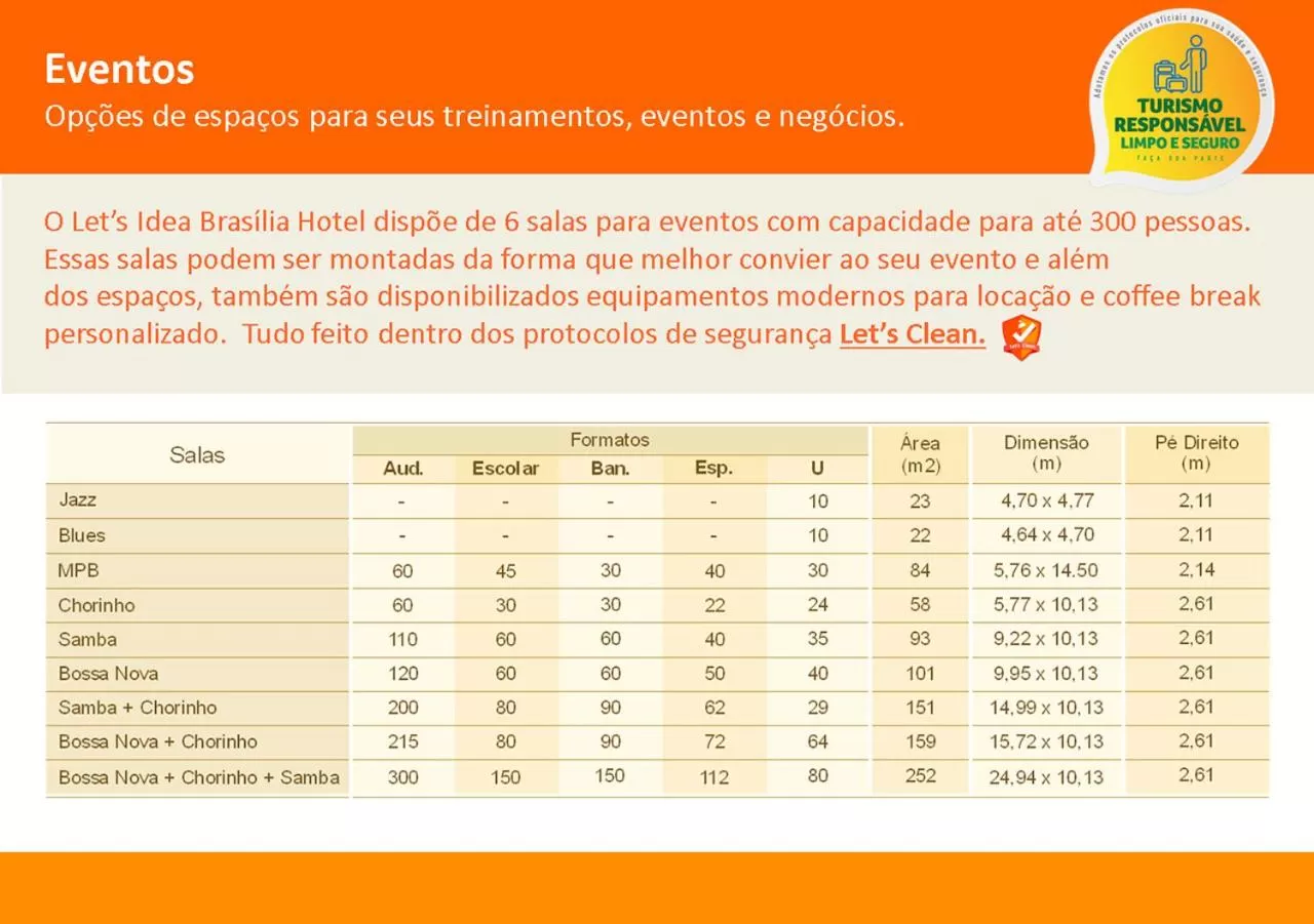 Business facilities in Lets Idea Brasília Hotel