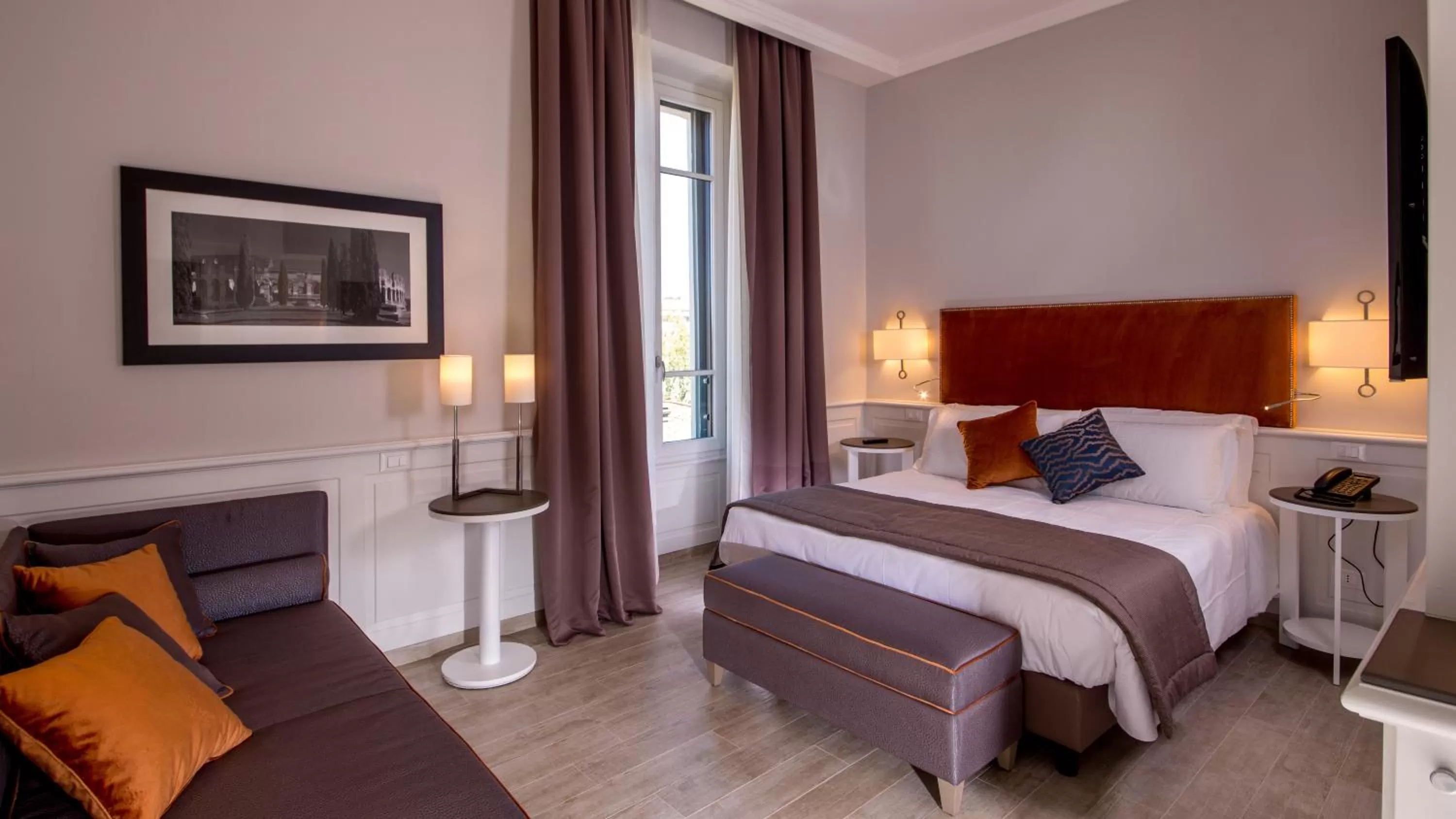 Bed in Princeps Boutique Hotel