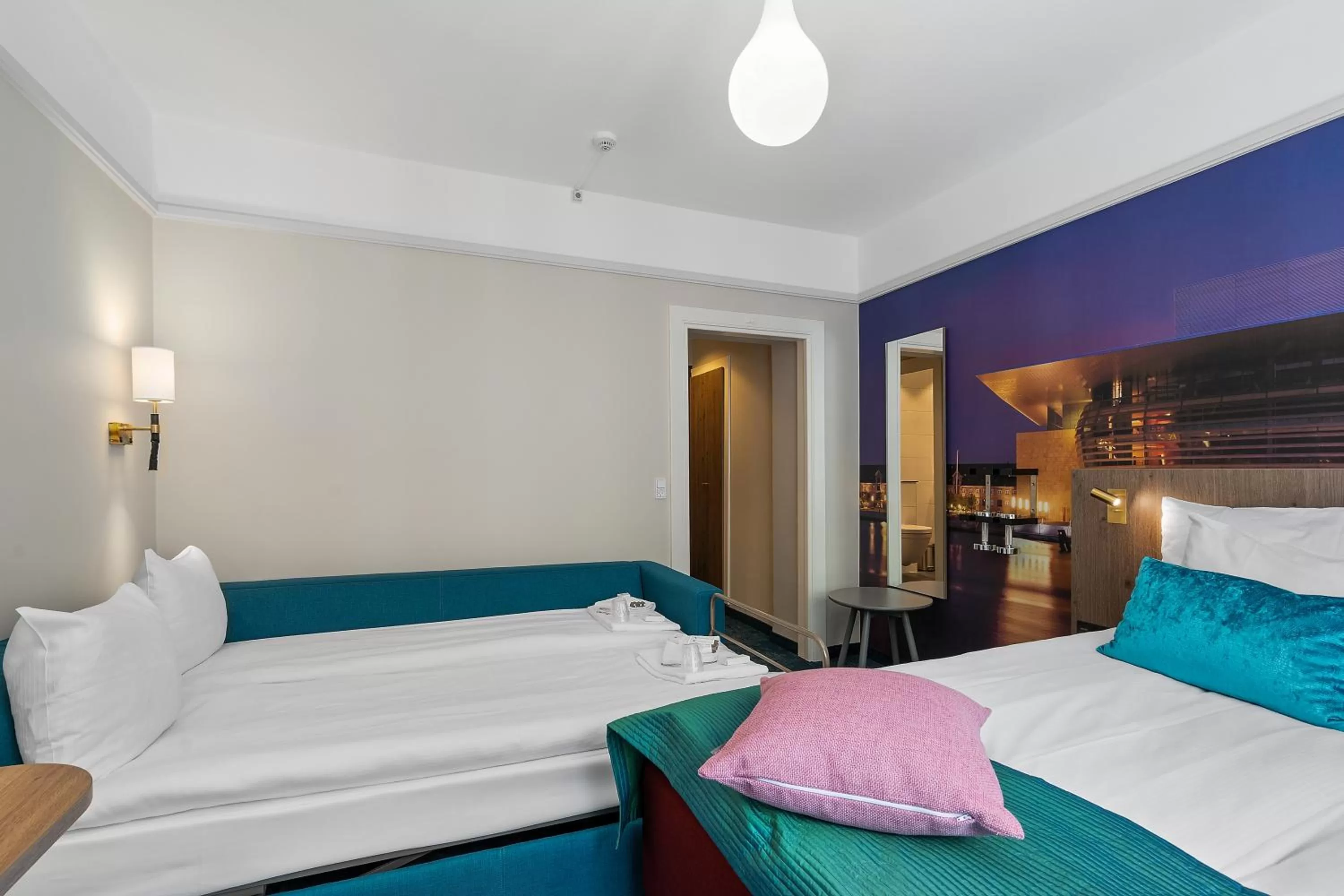 Bed in ProfilHotels Richmond