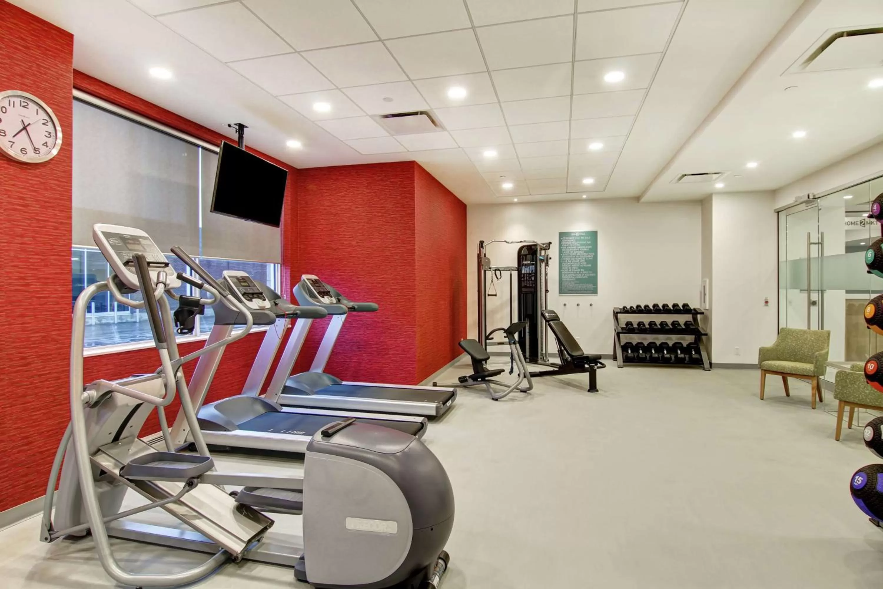 Fitness centre/facilities in Home2 Suites By Hilton Montreal Dorval