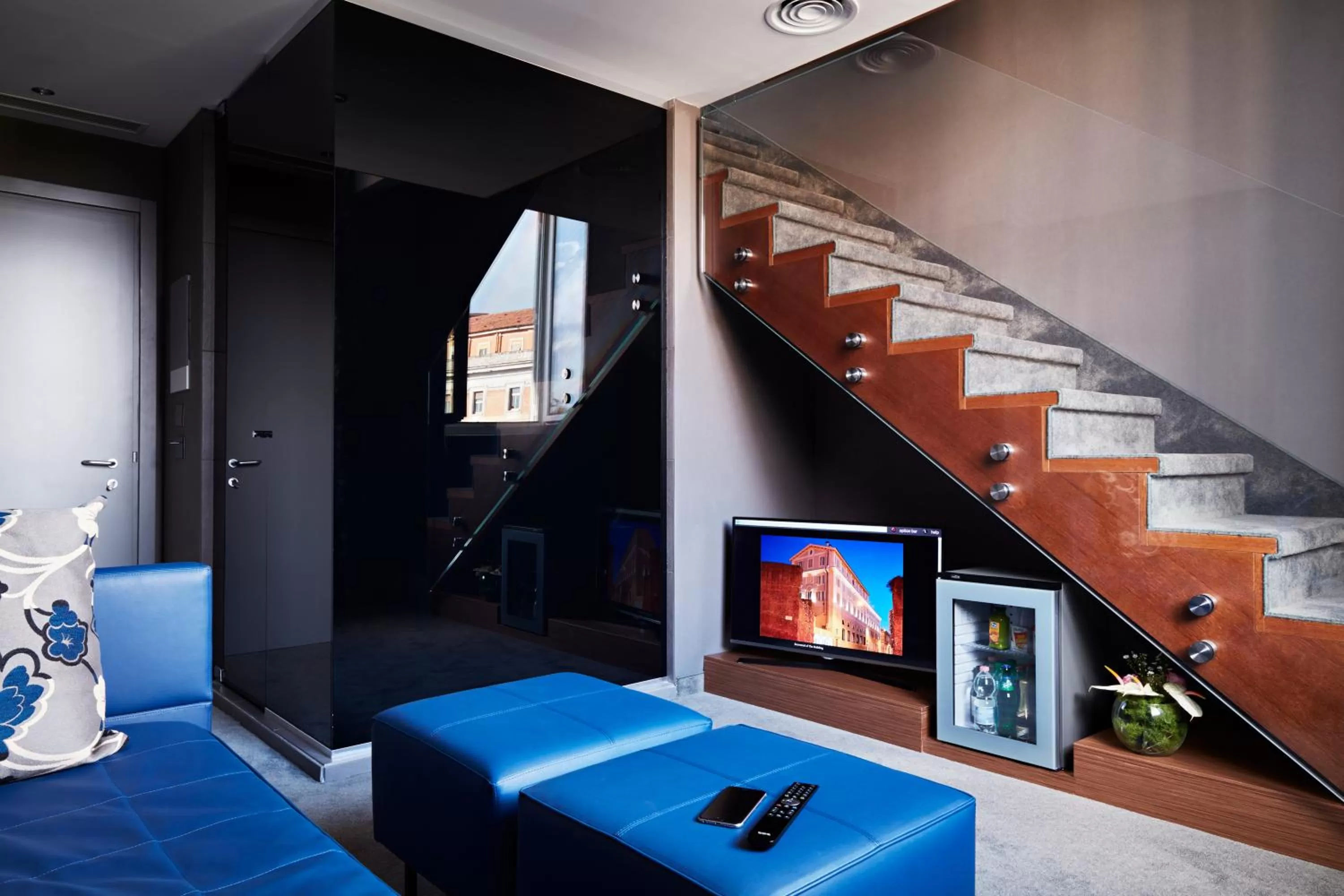 Living room in Hotel The Building