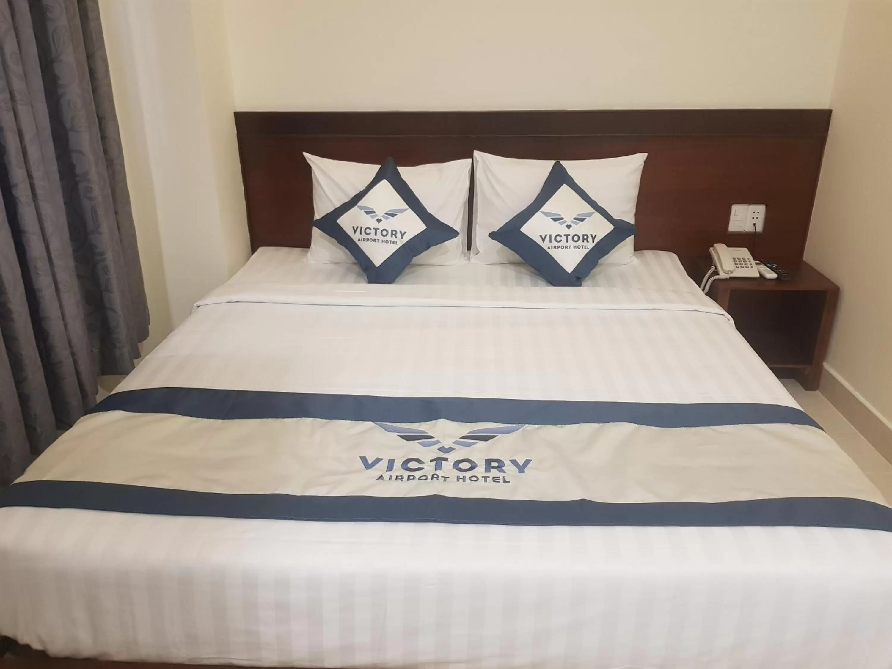 Bed in Victory Airport Hotel
