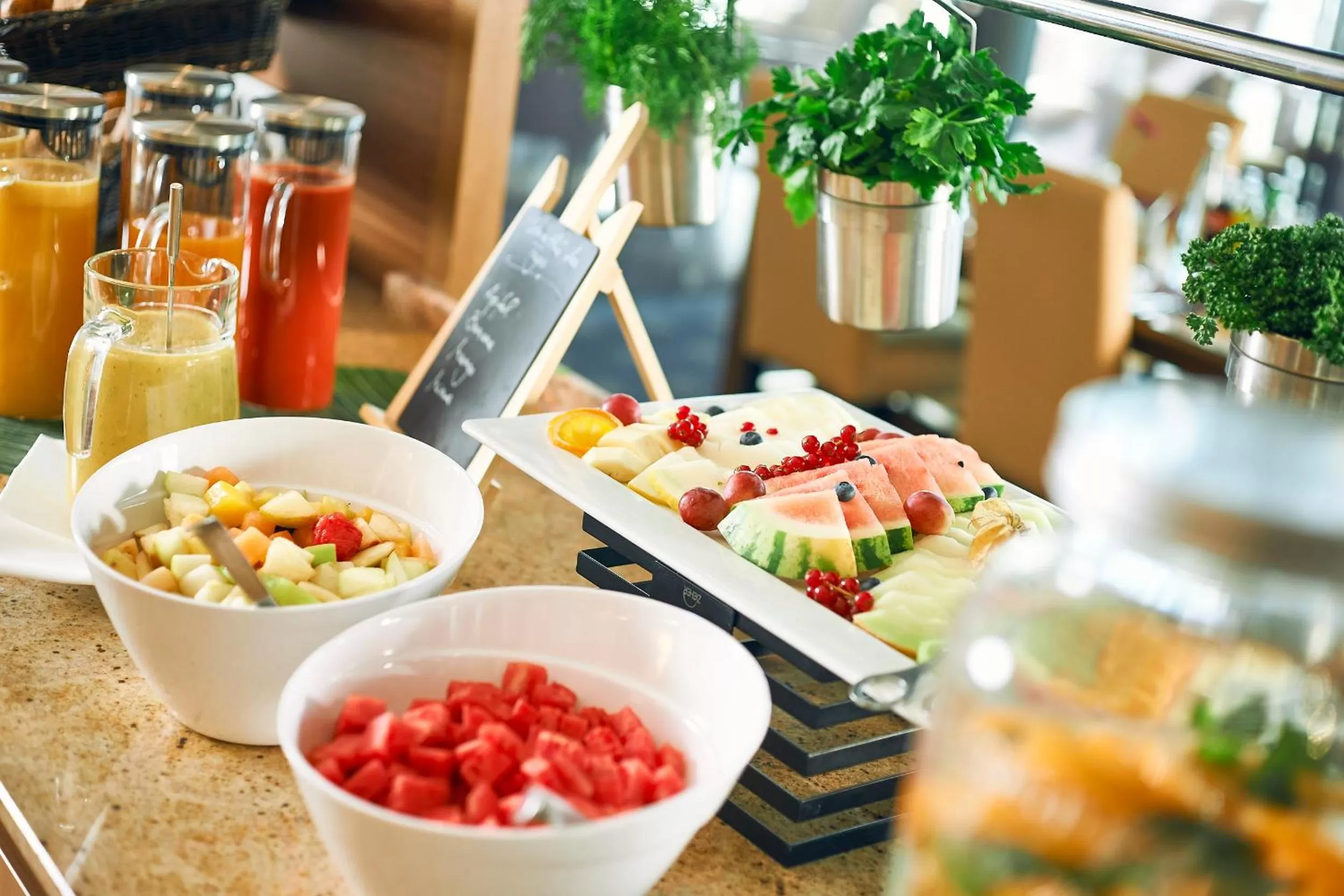 Buffet breakfast in Dorint Hotel Bremen