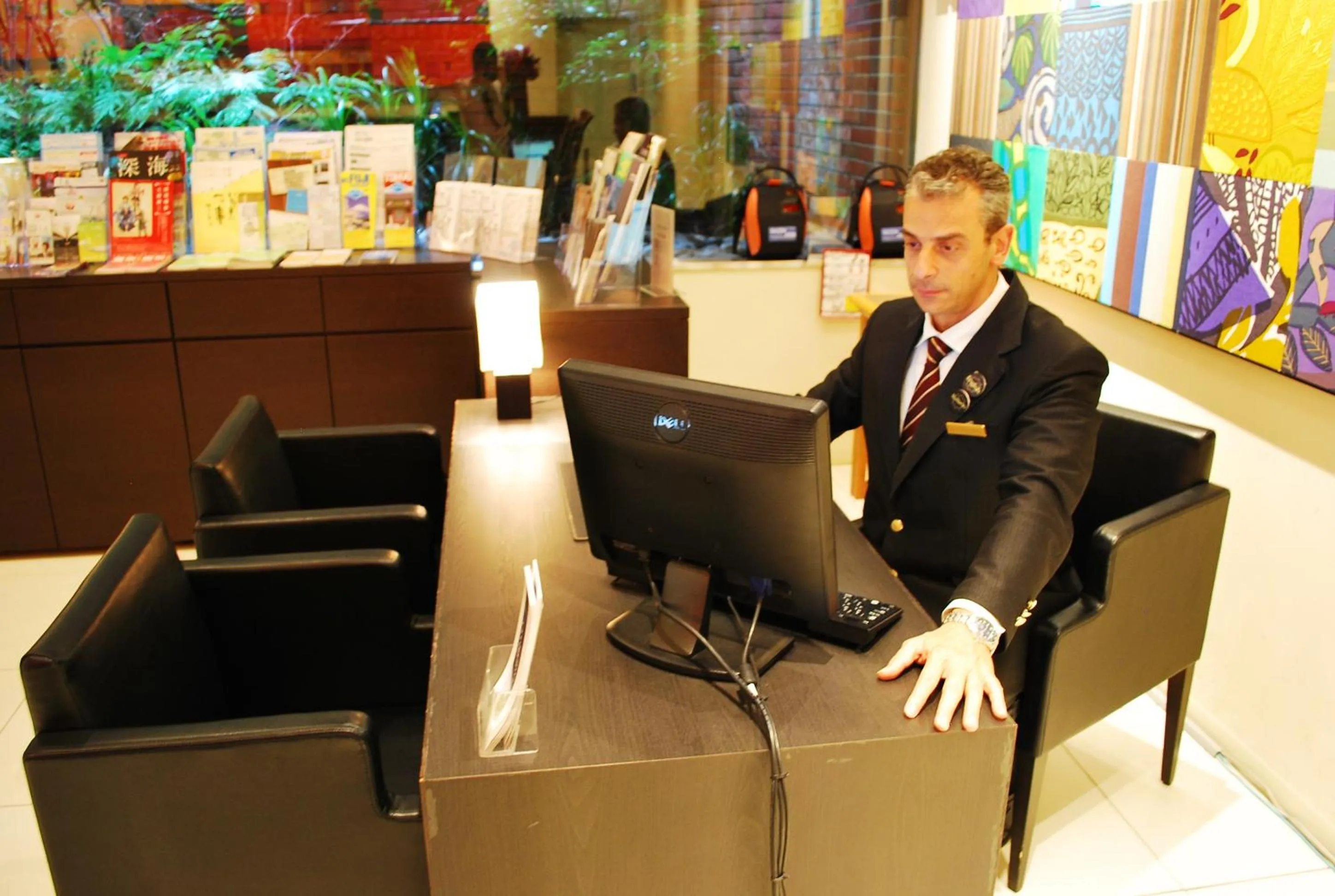 Staff in Ginza Grand Hotel