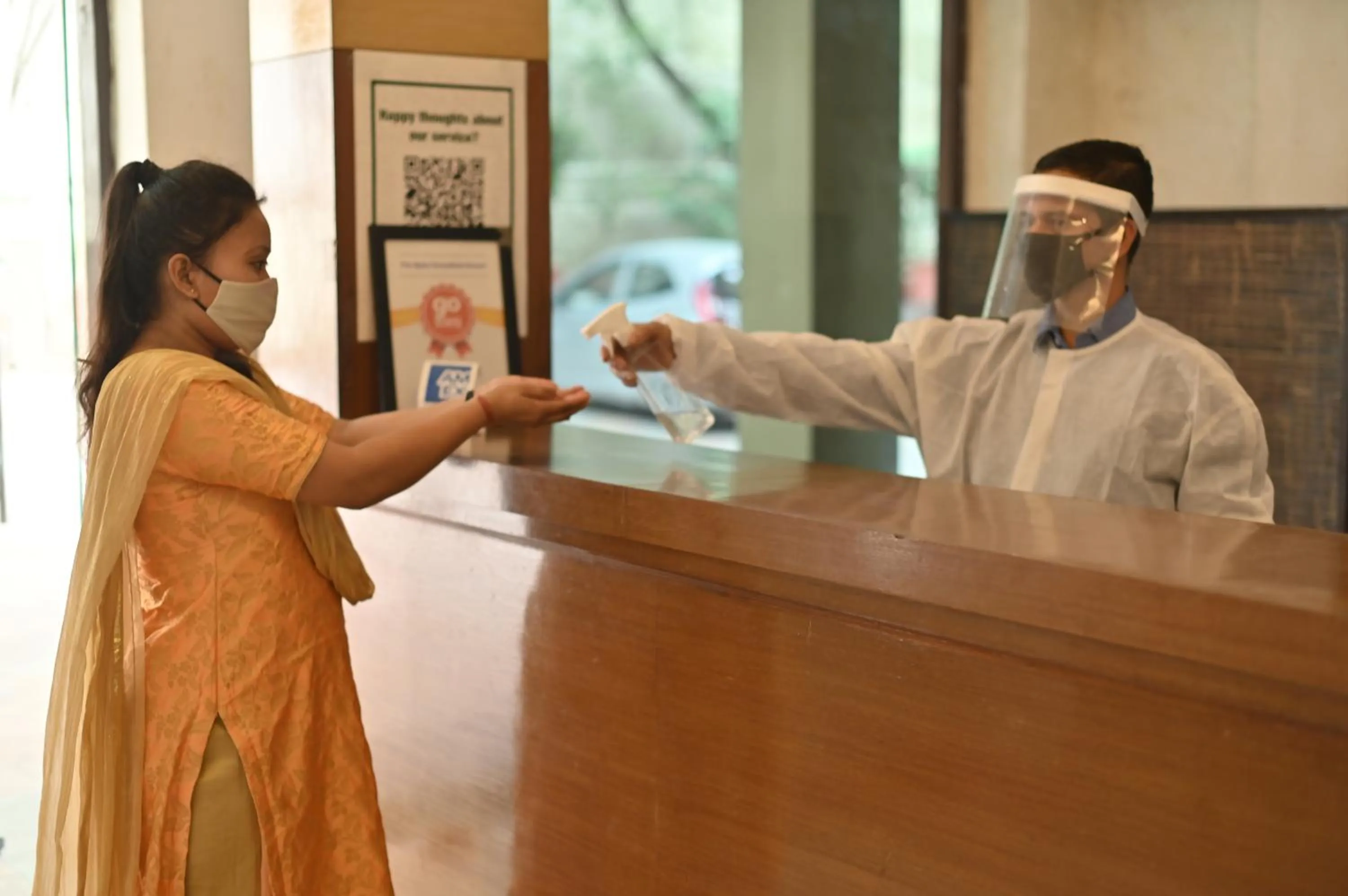 Staff in The Byke Boutique - Hotel Grassfield, Jaipur